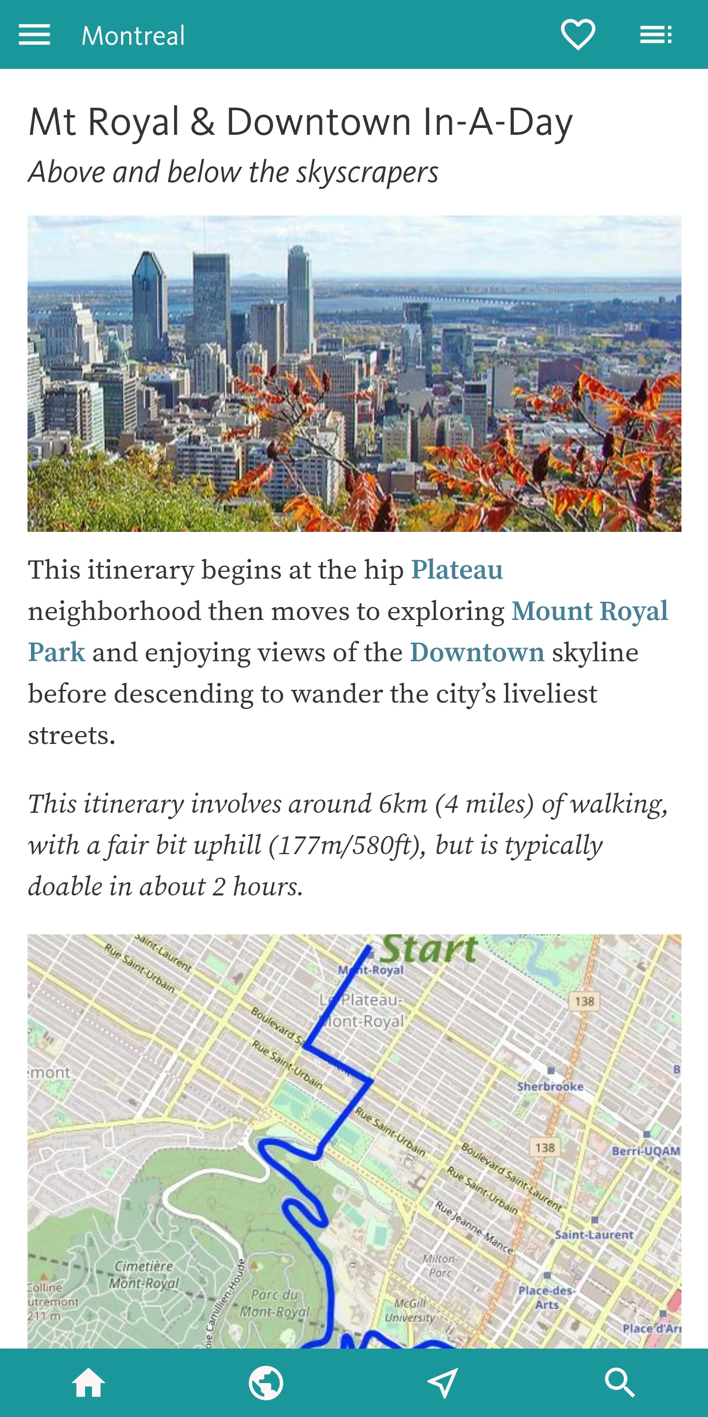 Montreal's Best: Travel Guide | Indus Appstore | Screenshot