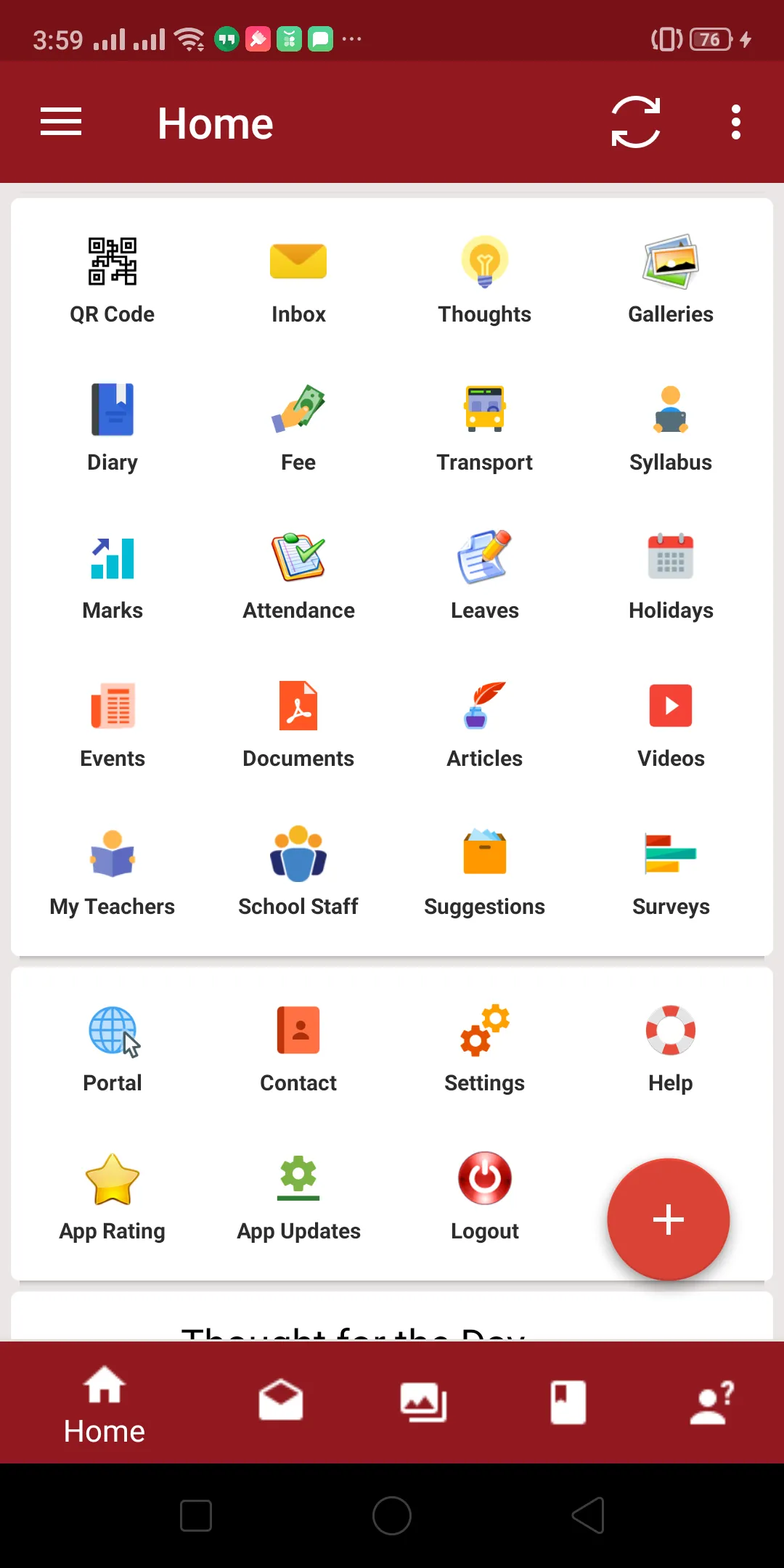 Seema Koramangala Parent App | Indus Appstore | Screenshot