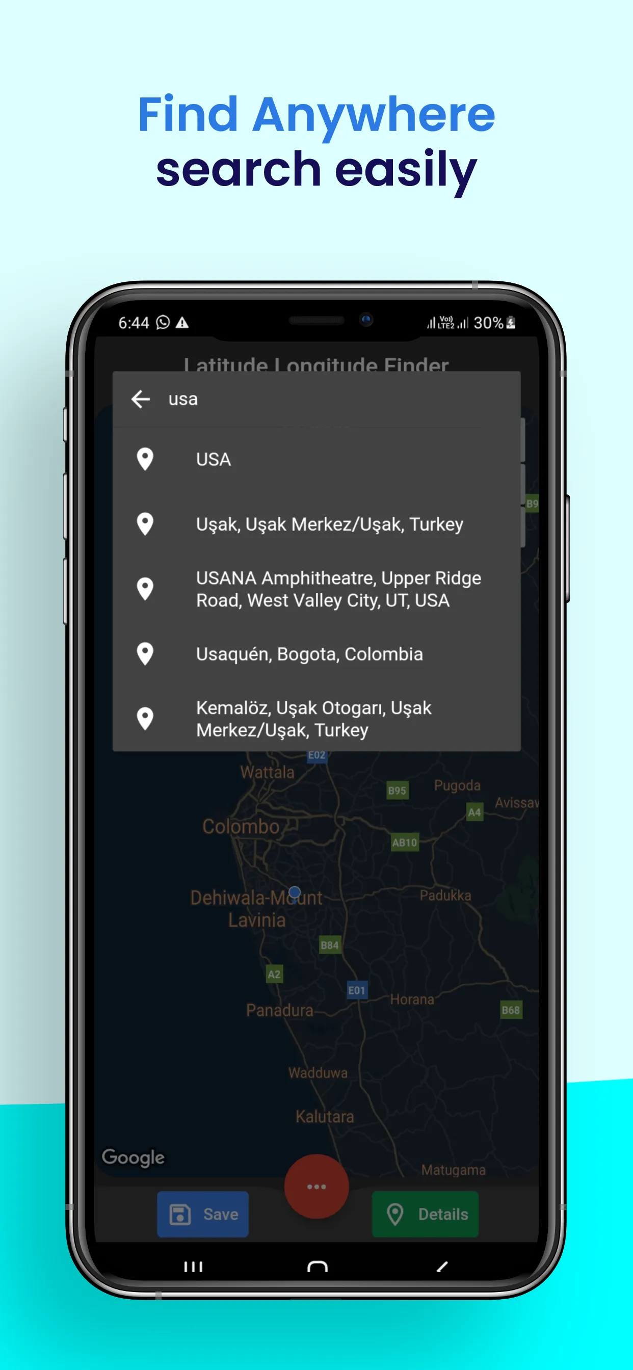 Latitude Longitude Finder | Indus Appstore | Screenshot