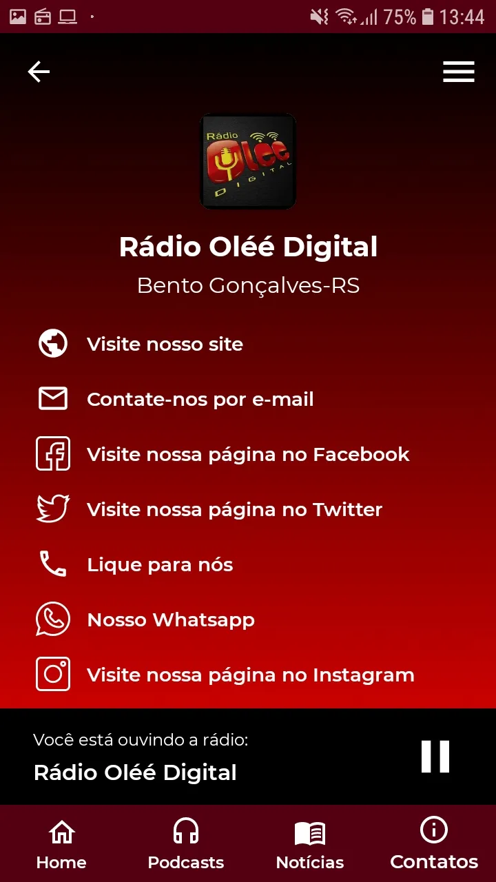 Rádio Oléé Digital | Indus Appstore | Screenshot