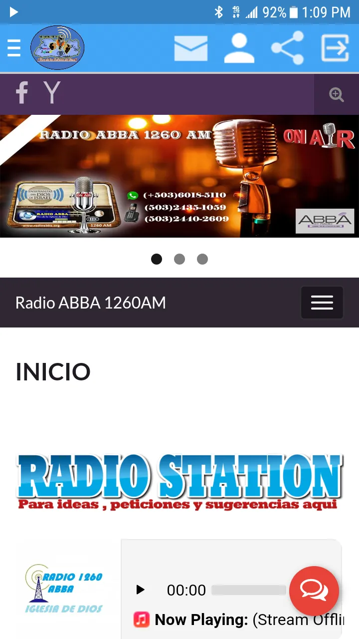 Radio ABBA 1260AM | Indus Appstore | Screenshot