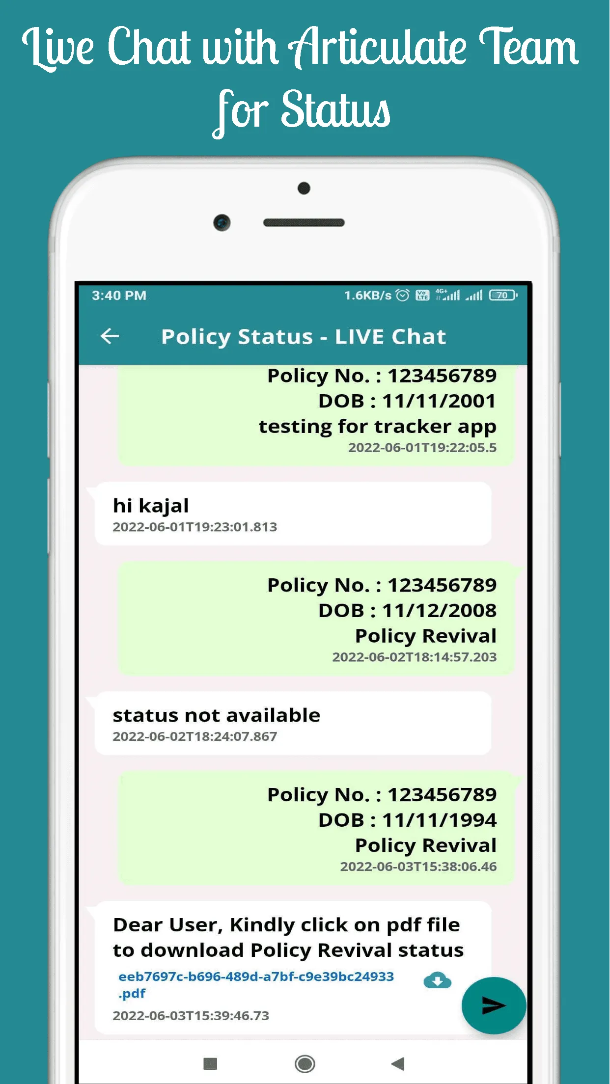 Articulate Tracker | Indus Appstore | Screenshot