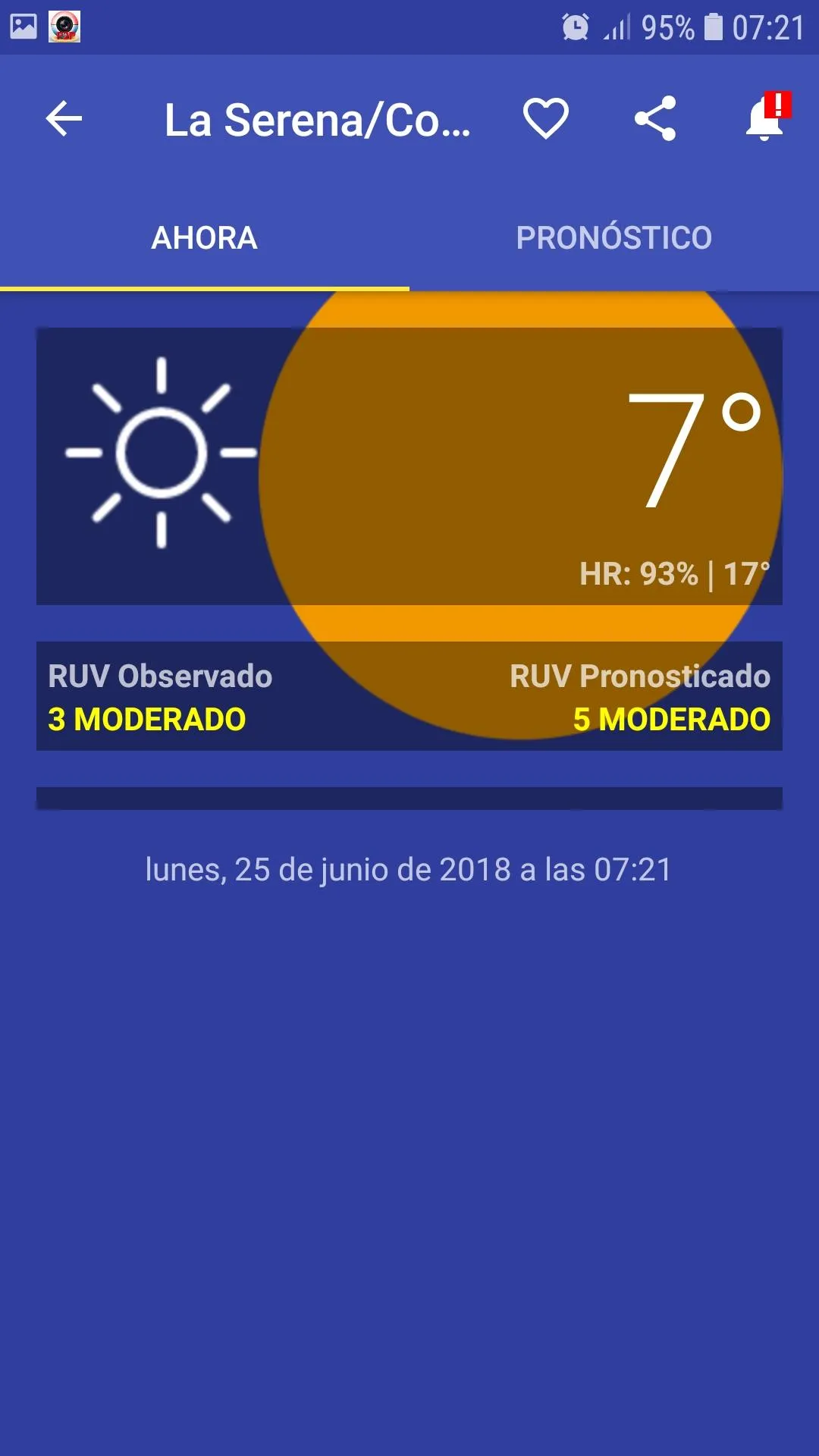 Meteorología Chile | Indus Appstore | Screenshot