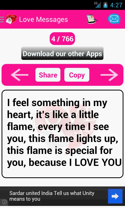 Love Messages | Indus Appstore | Screenshot