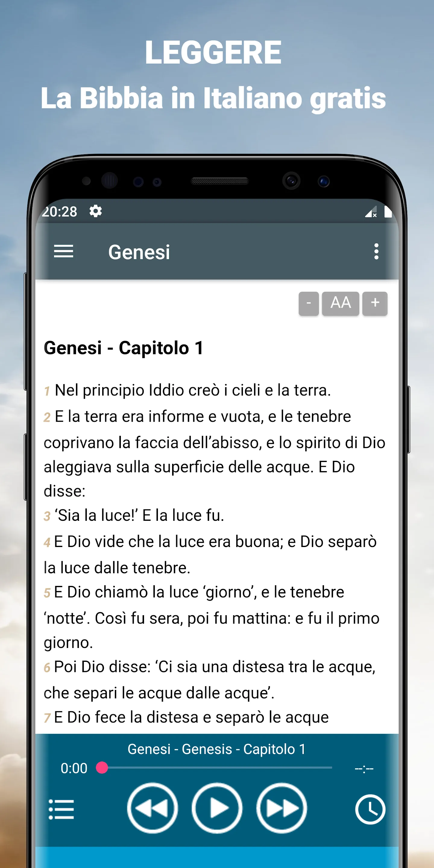 Audio Bibbia Italiano mp3 app | Indus Appstore | Screenshot