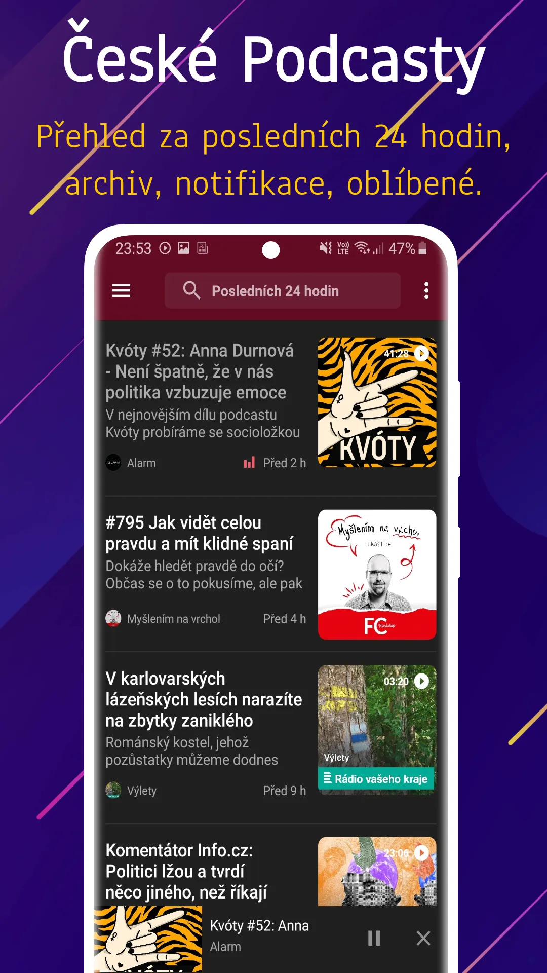 České Podcasty | Indus Appstore | Screenshot