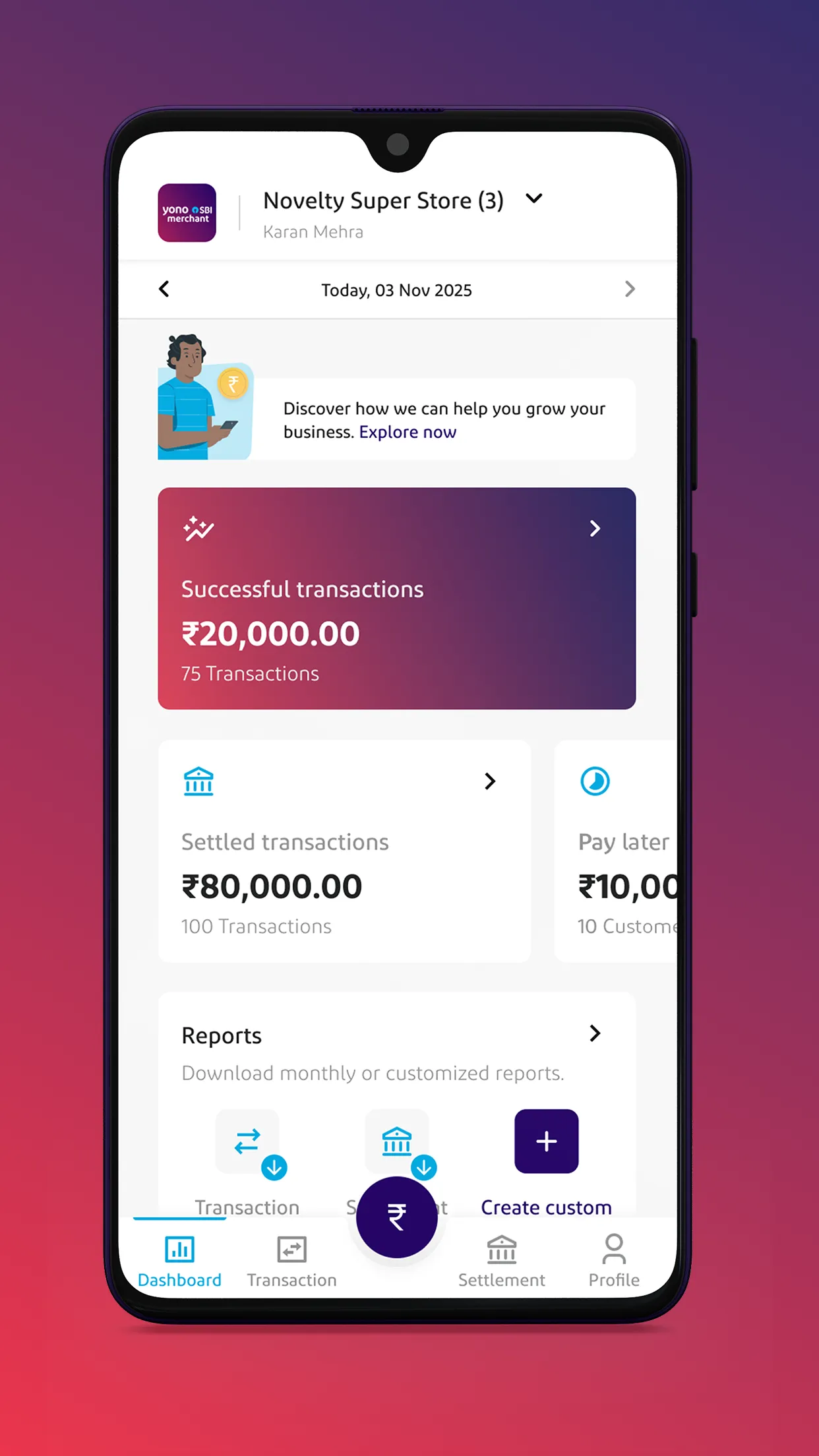 YONO SBI Merchant | Indus Appstore | Screenshot