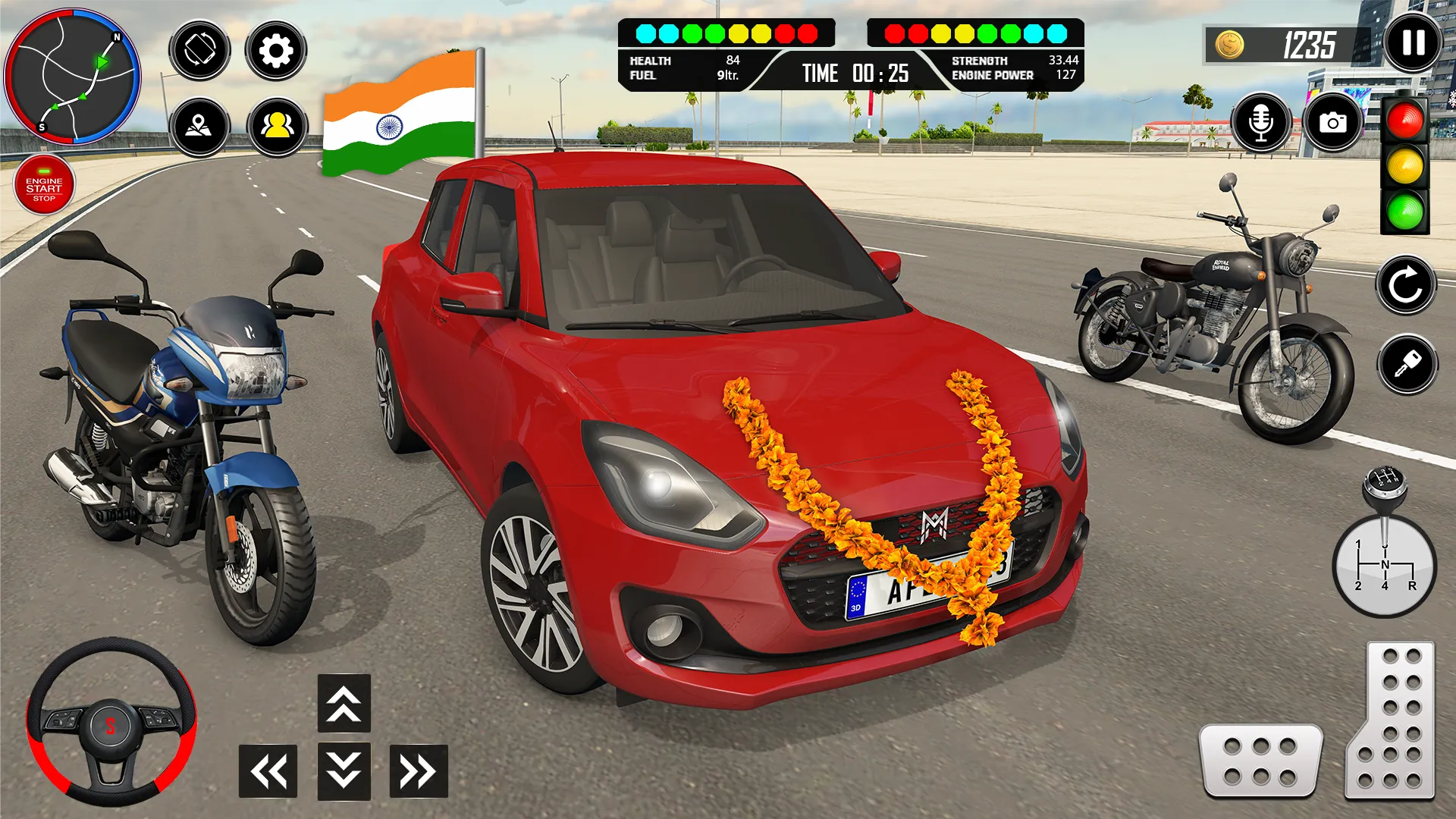 Indian Bike and Car Game 3D | Indus Appstore | Screenshot