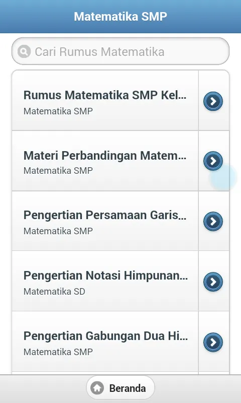 Rumus Matematika SD SMP SMA | Indus Appstore | Screenshot