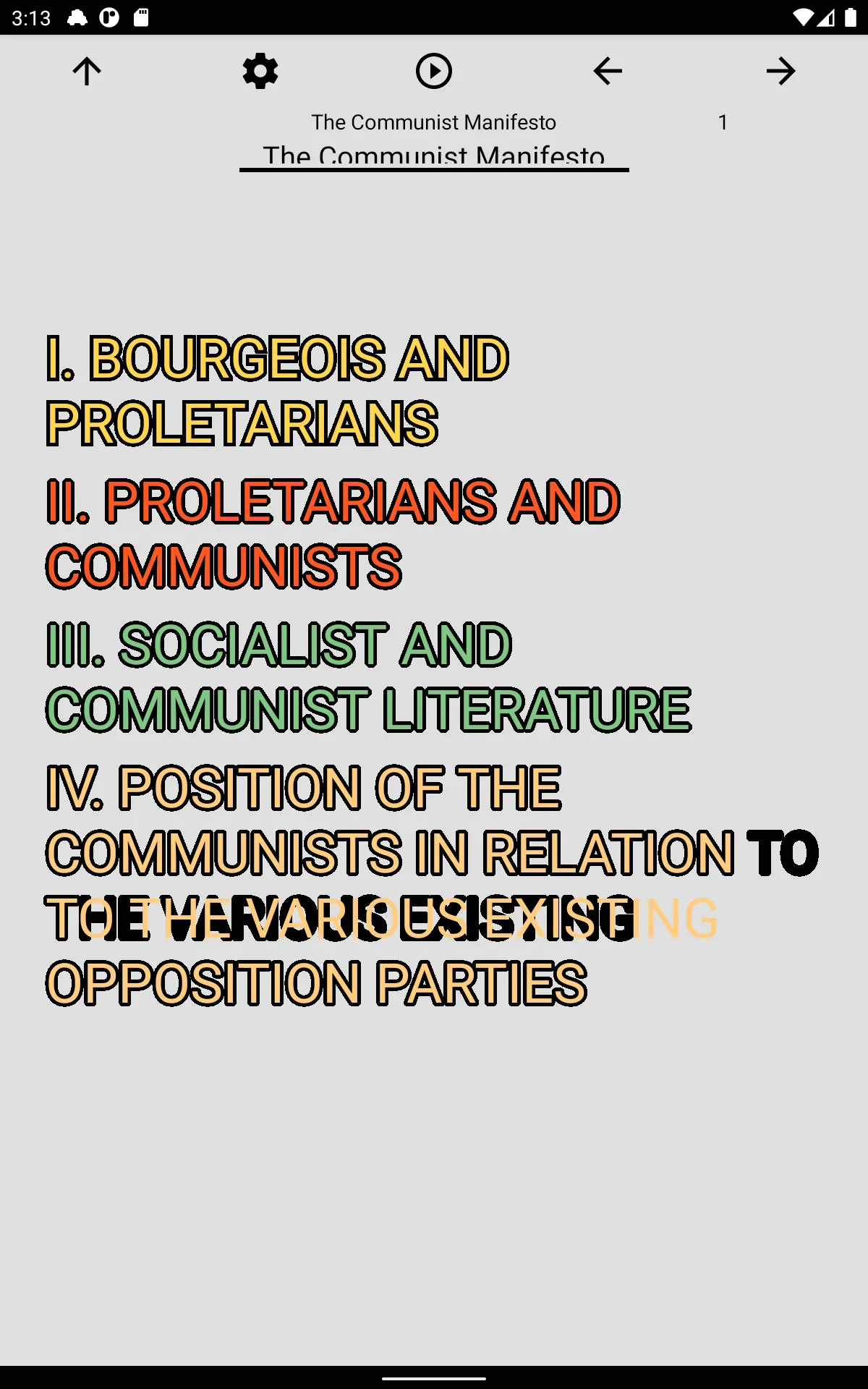 Book, The Communist Manifesto | Indus Appstore | Screenshot