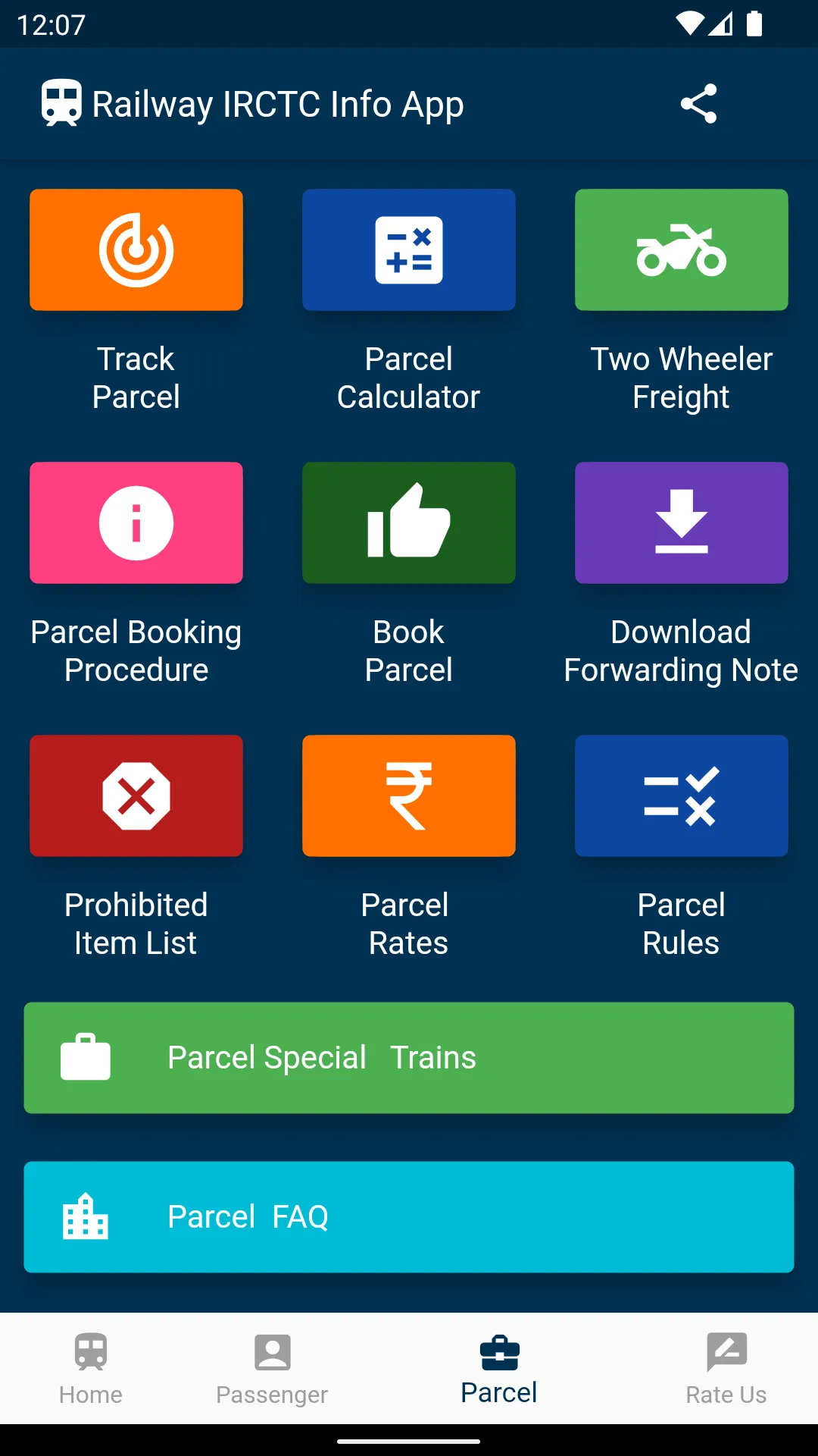 Indian Railway IRCTC Info App | Indus Appstore | Screenshot