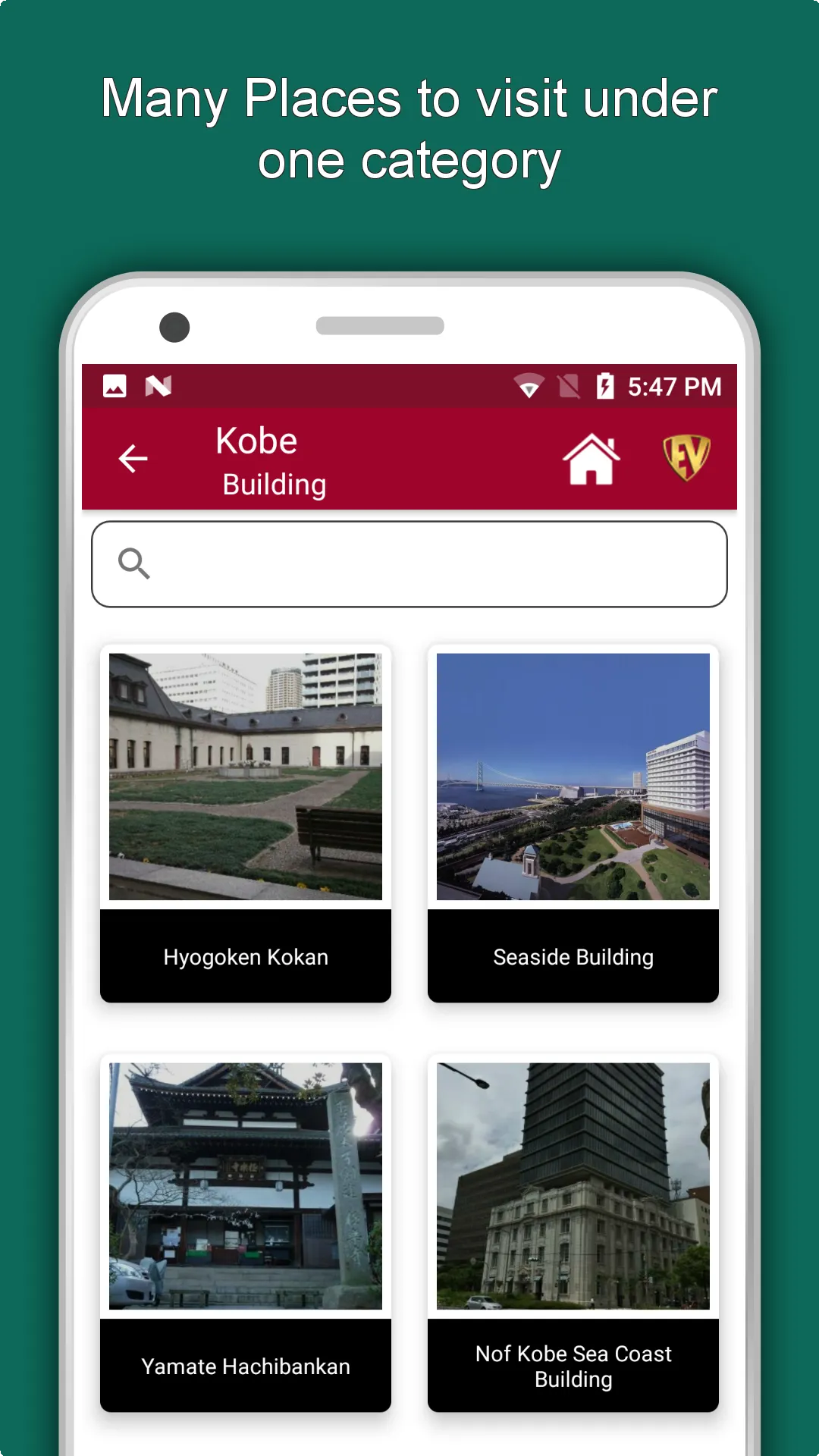 Kobe Travel & Explore, Offline | Indus Appstore | Screenshot