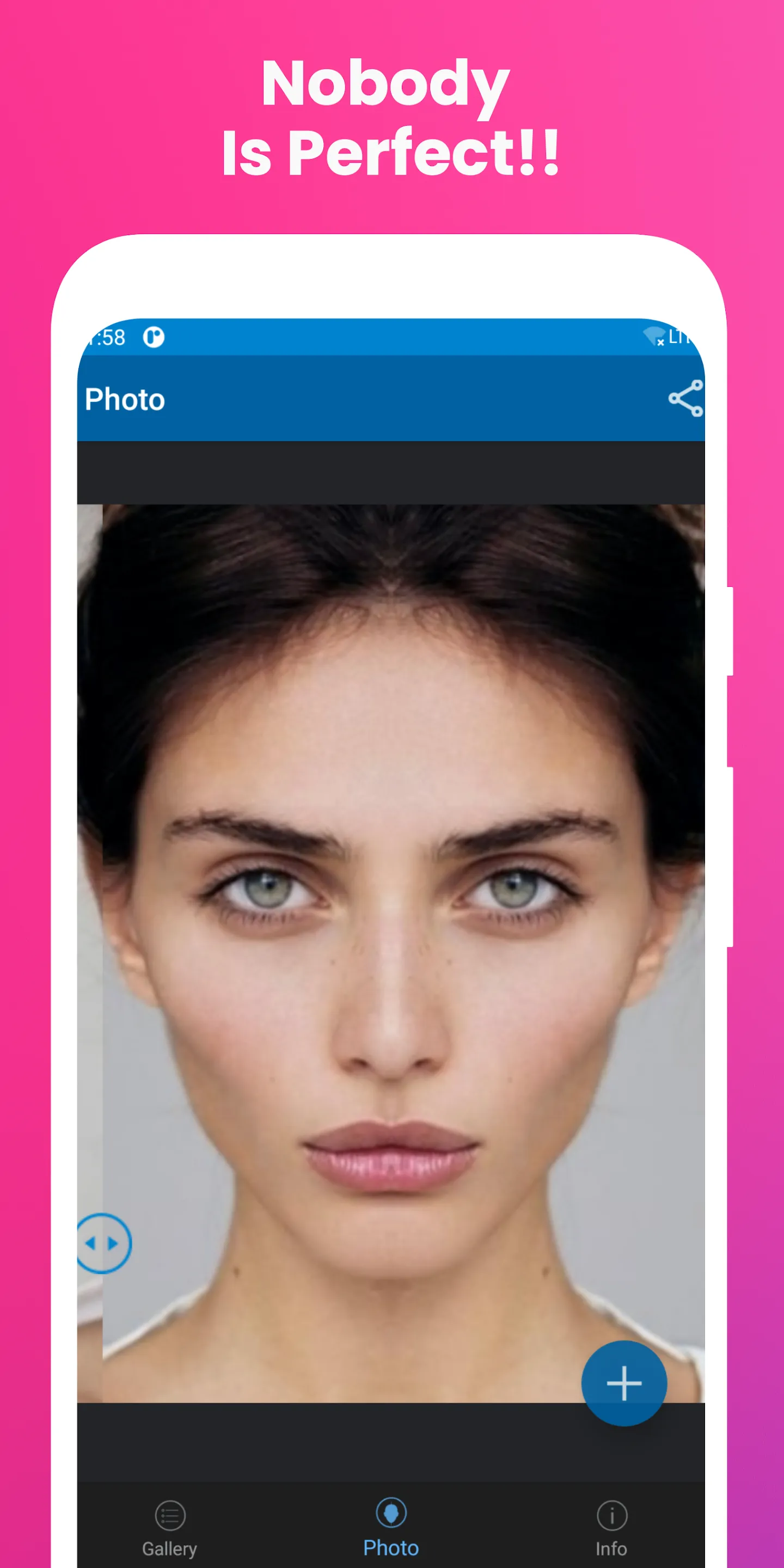 Face Symmetry:nobody's perfect | Indus Appstore | Screenshot