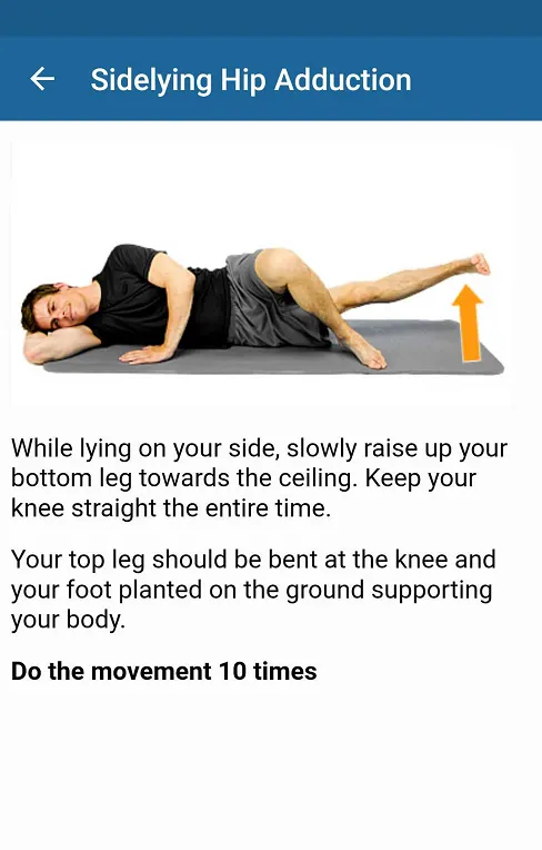 Meniscus Exercises | Indus Appstore | Screenshot