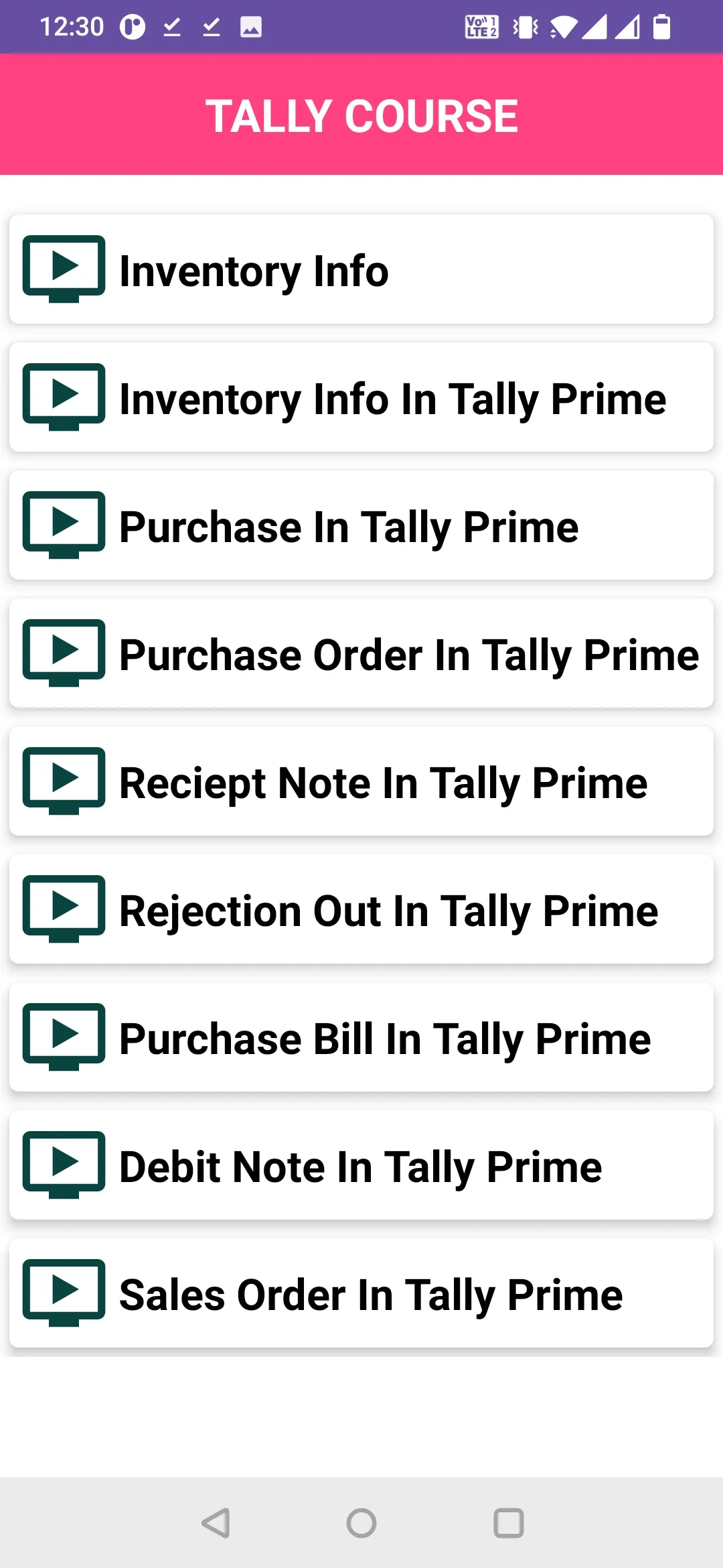 Tally Prime Training with GST | Indus Appstore | Screenshot