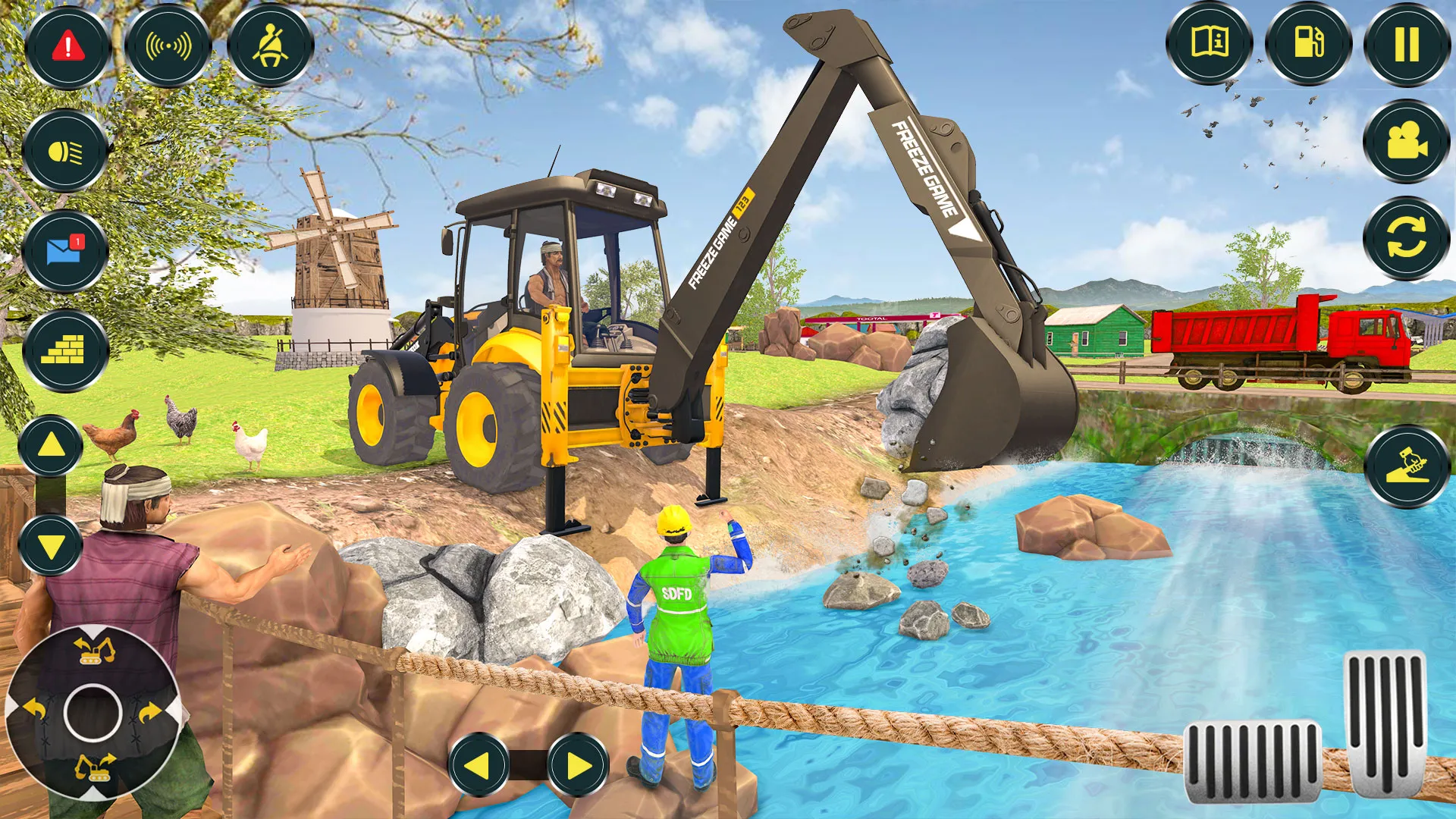 Village Excavator JCB Games | Indus Appstore | Screenshot