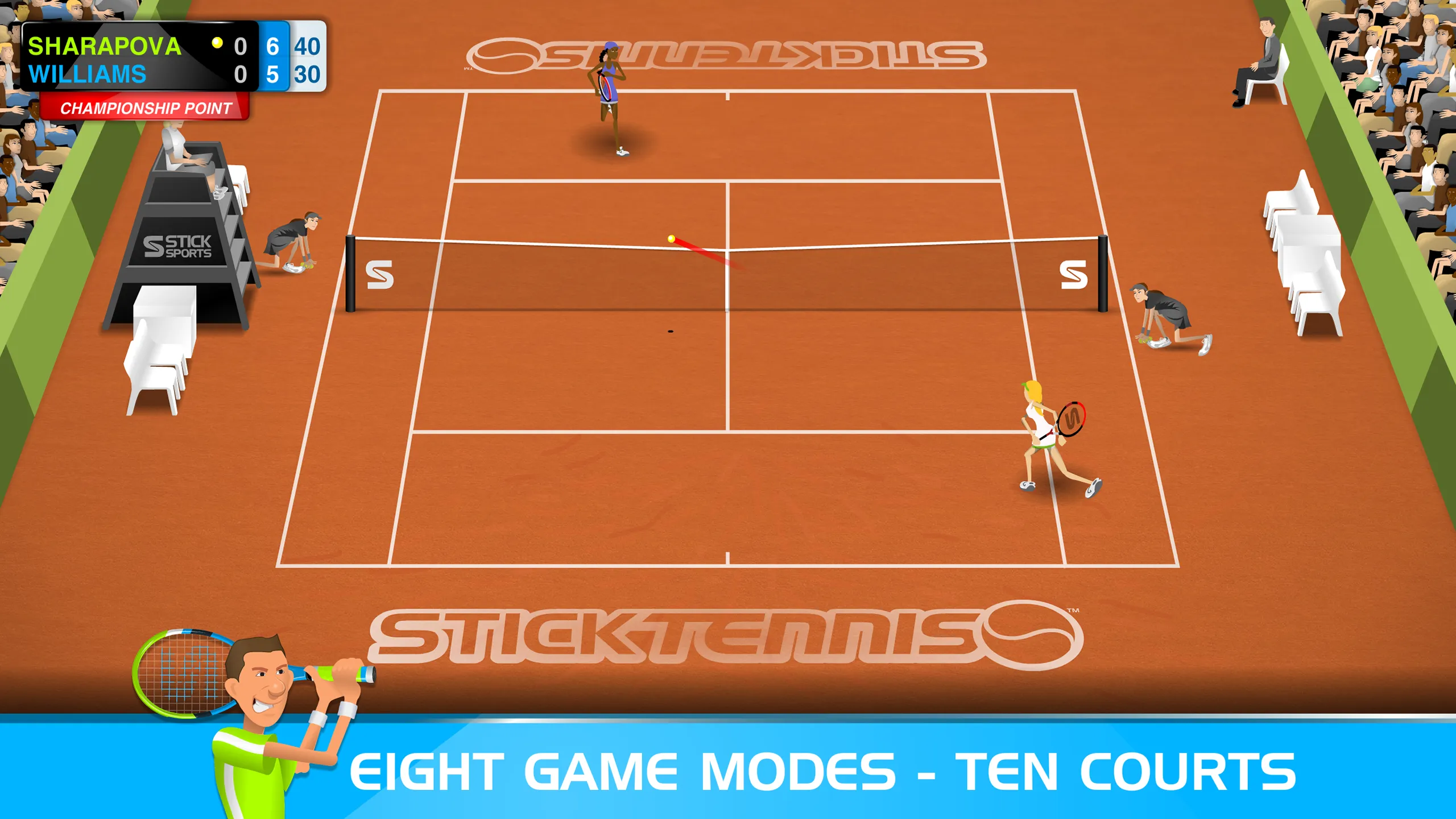 Stick Tennis | Indus Appstore | Screenshot