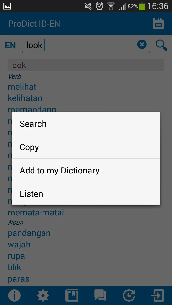 Indonesian-English dictionary | Indus Appstore | Screenshot