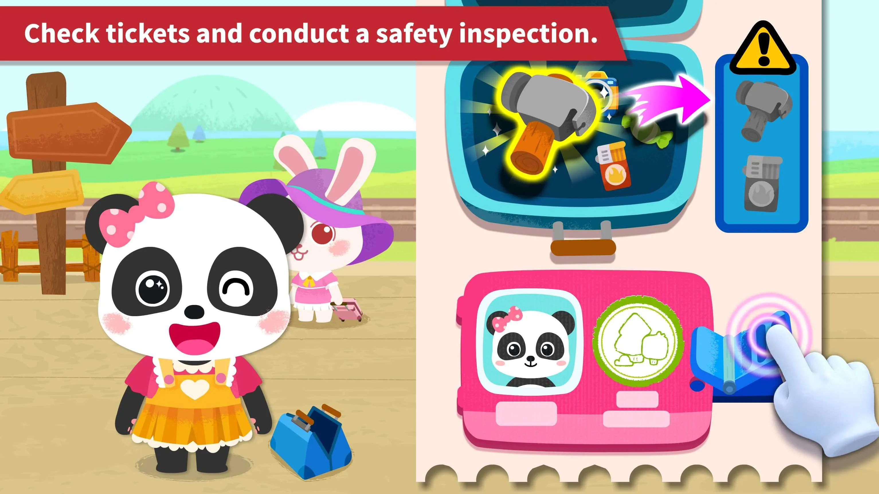 Baby Panda's Train | Indus Appstore | Screenshot