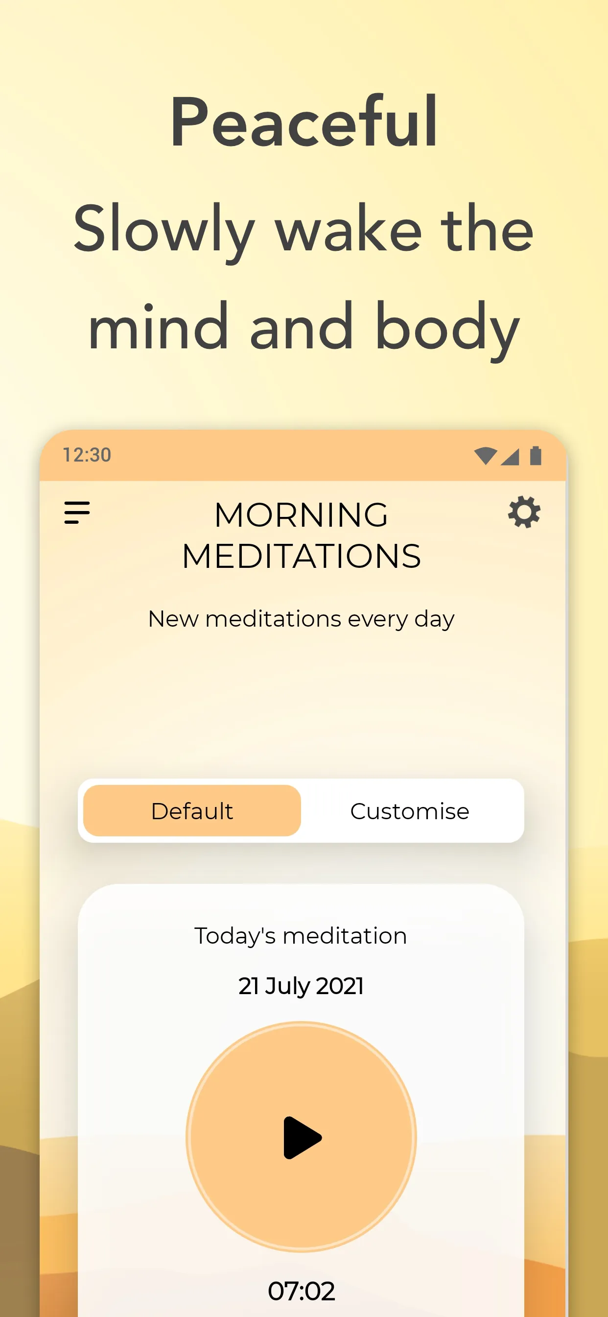 Morning meditation | Indus Appstore | Screenshot