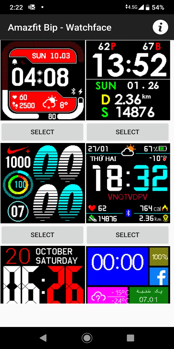 Amazfit Bip /S/U - WatchFaces | Indus Appstore | Screenshot