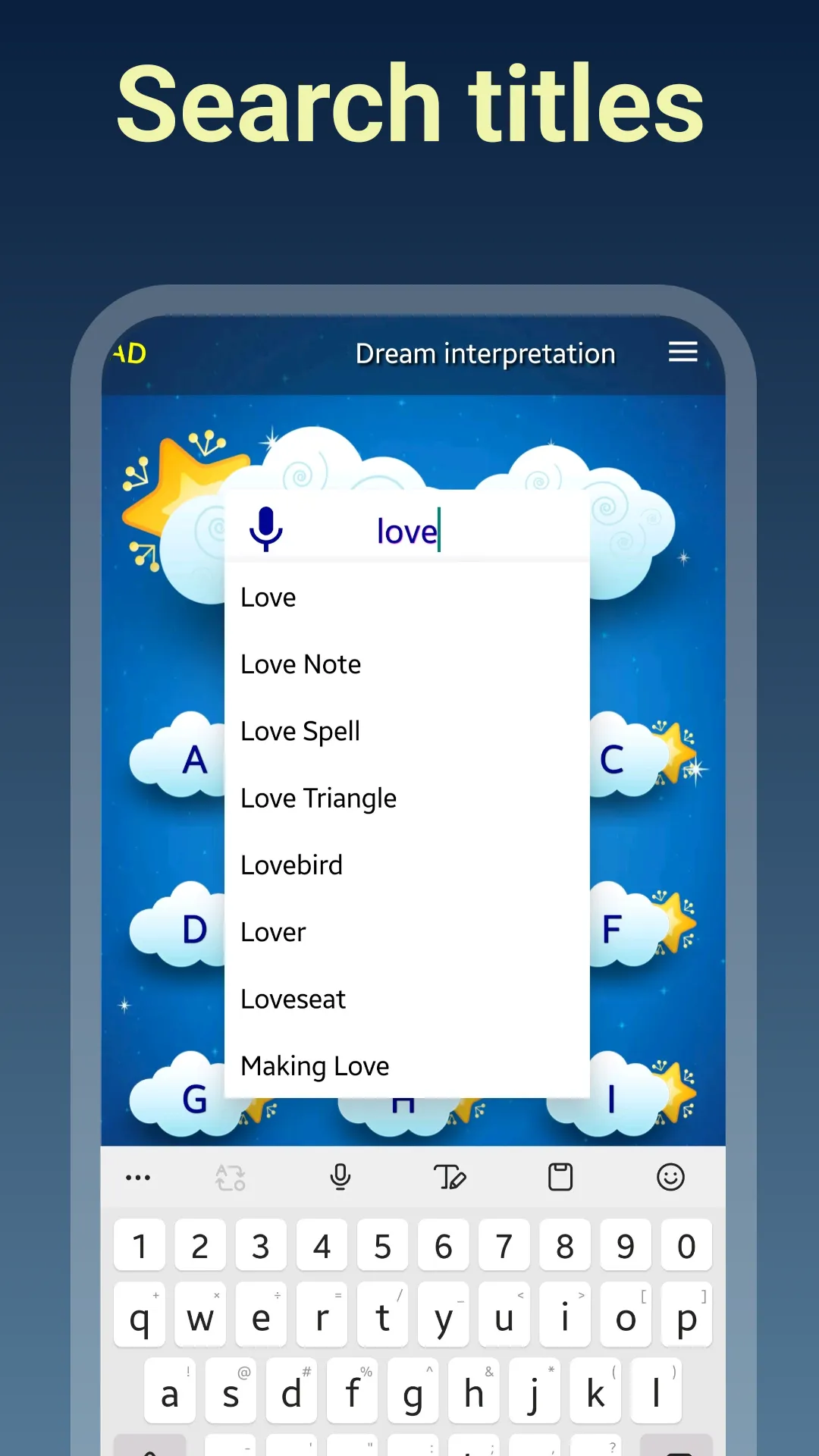 Dream interpretation | Indus Appstore | Screenshot