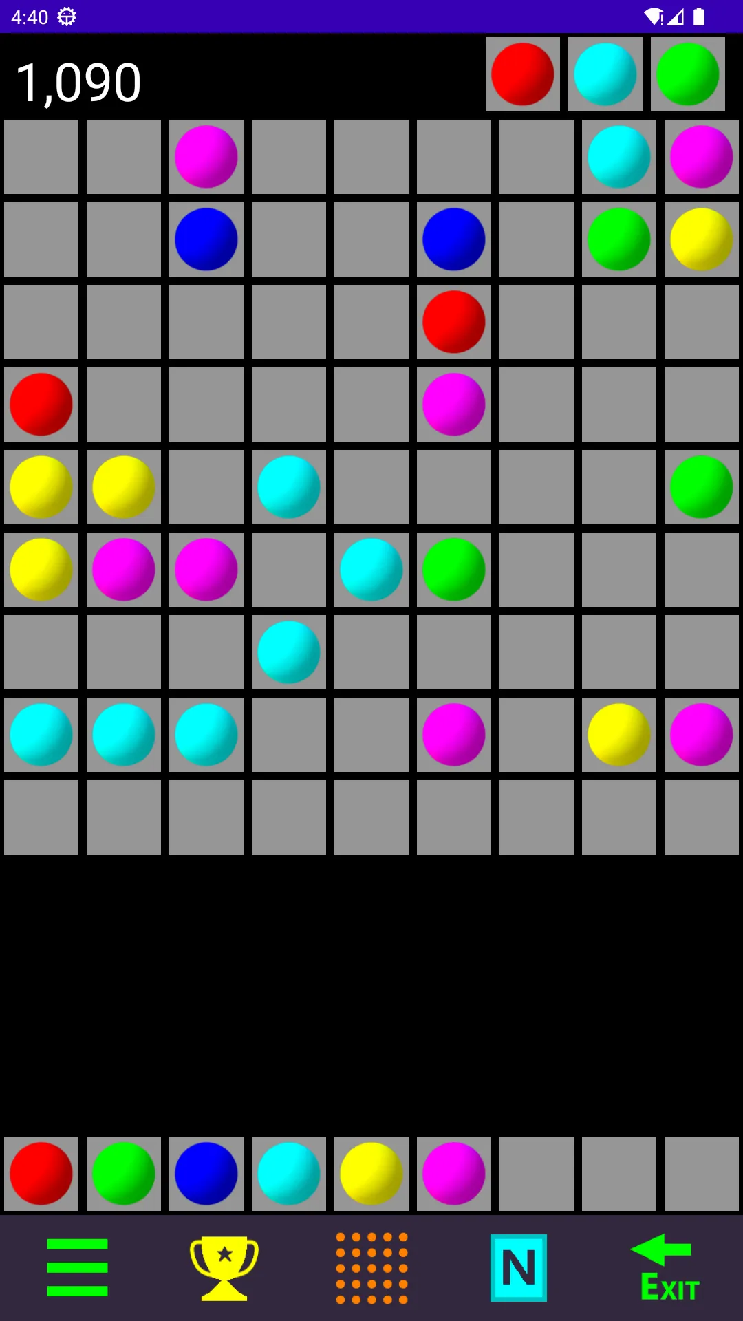 Nine Color Ball - Classic game | Indus Appstore | Screenshot