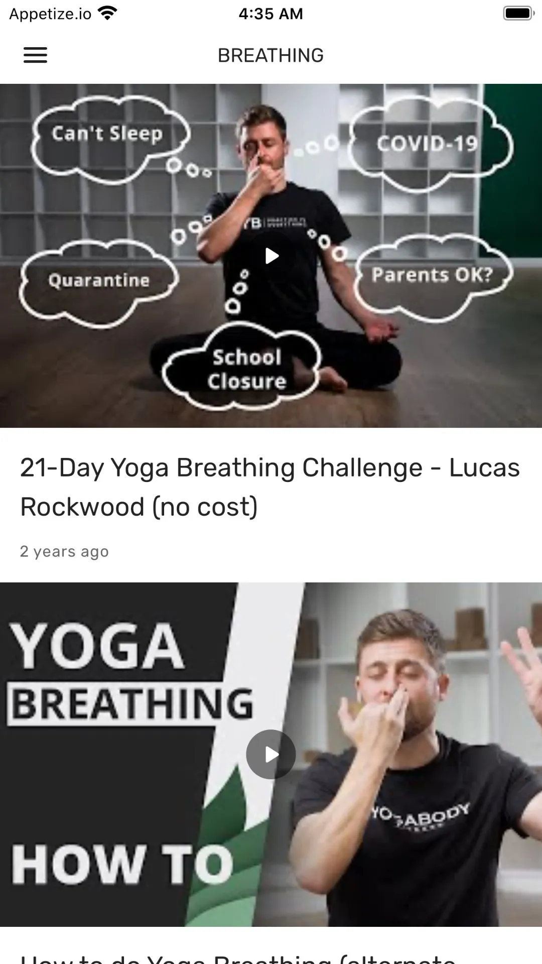 YOGABODY Members | Indus Appstore | Screenshot