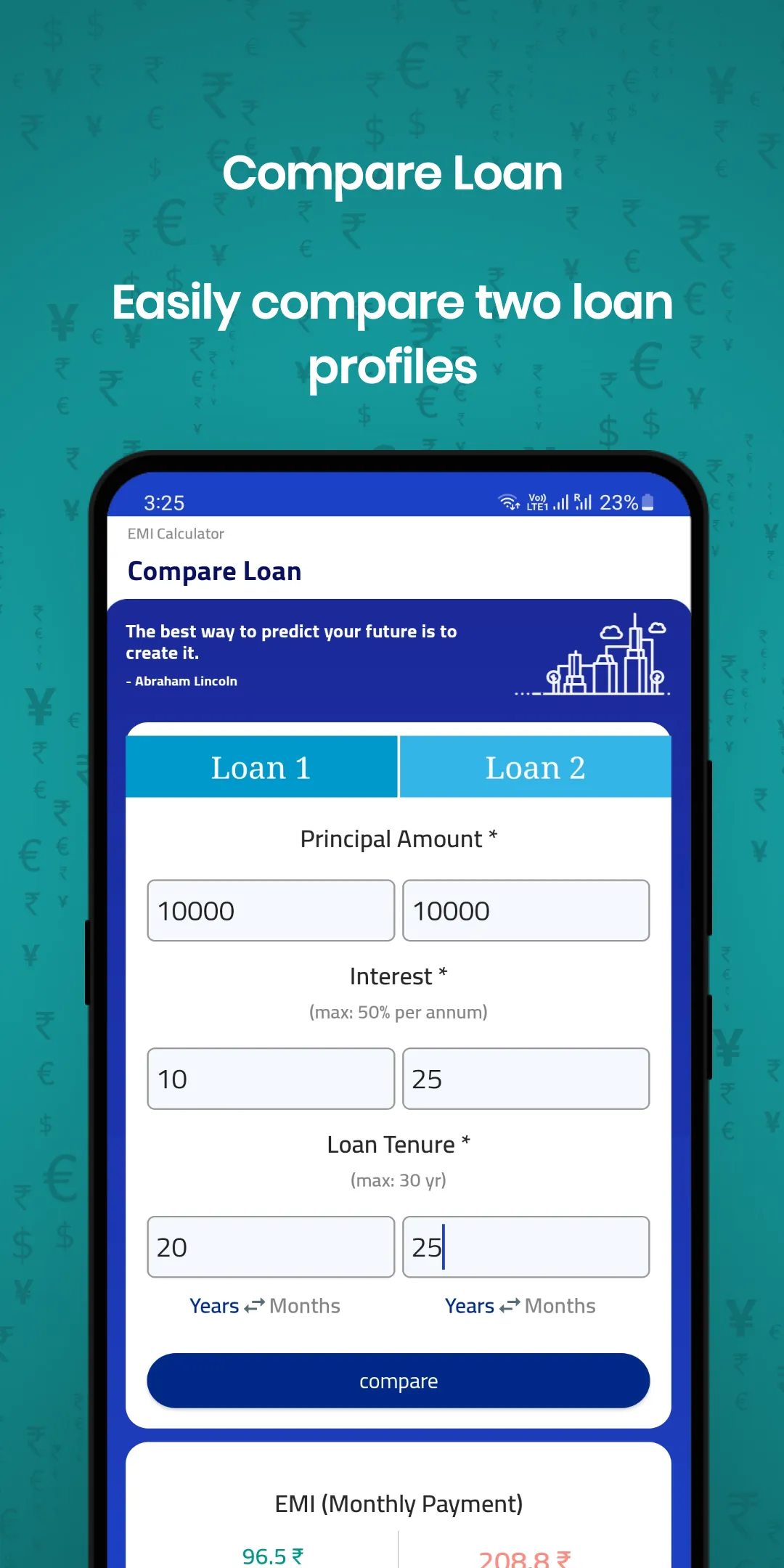 EMI Calculator | Indus Appstore | Screenshot