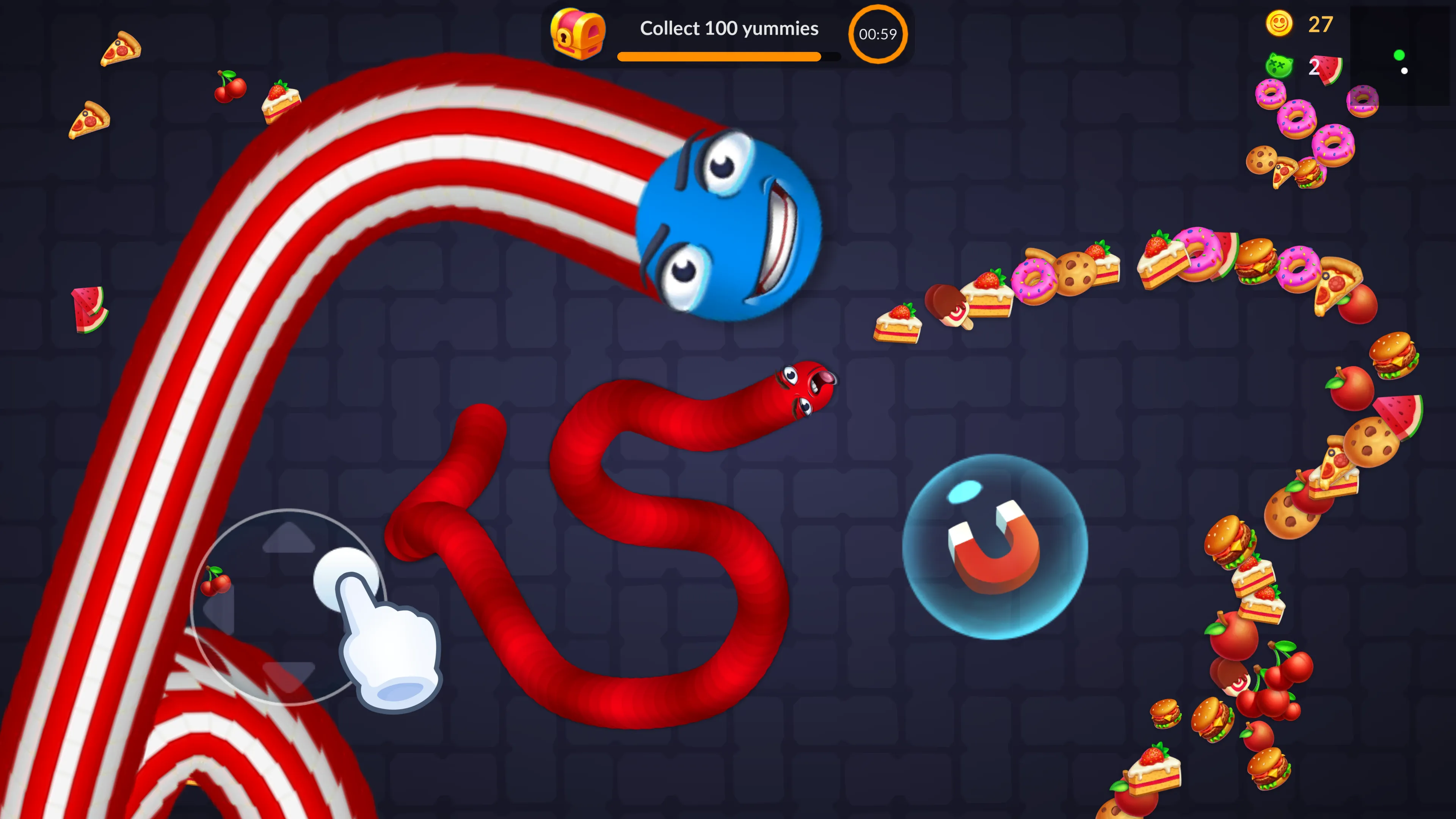 Snake vs Worms: Fun .io Zone | Indus Appstore | Screenshot