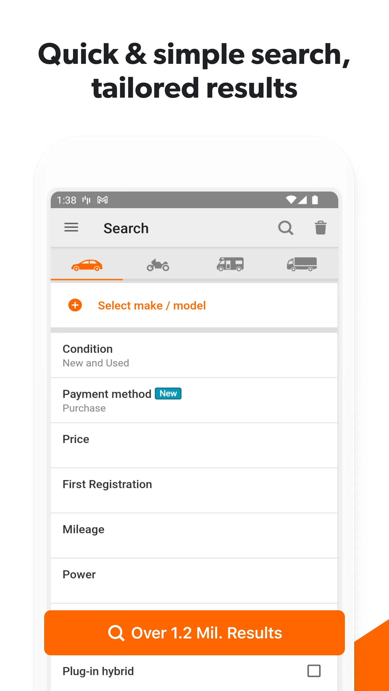 mobile.de - car market | Indus Appstore | Screenshot