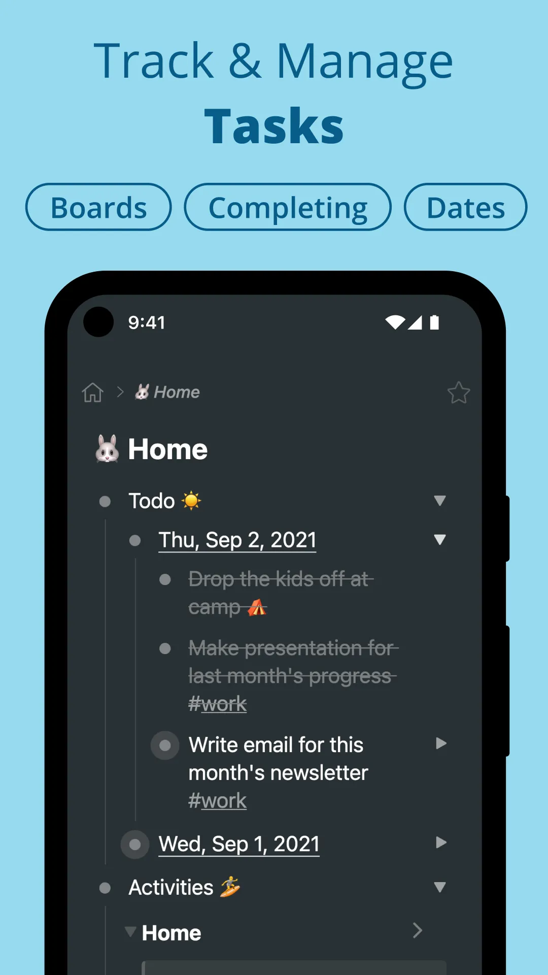 Workflowy |Note, List, Outline | Indus Appstore | Screenshot