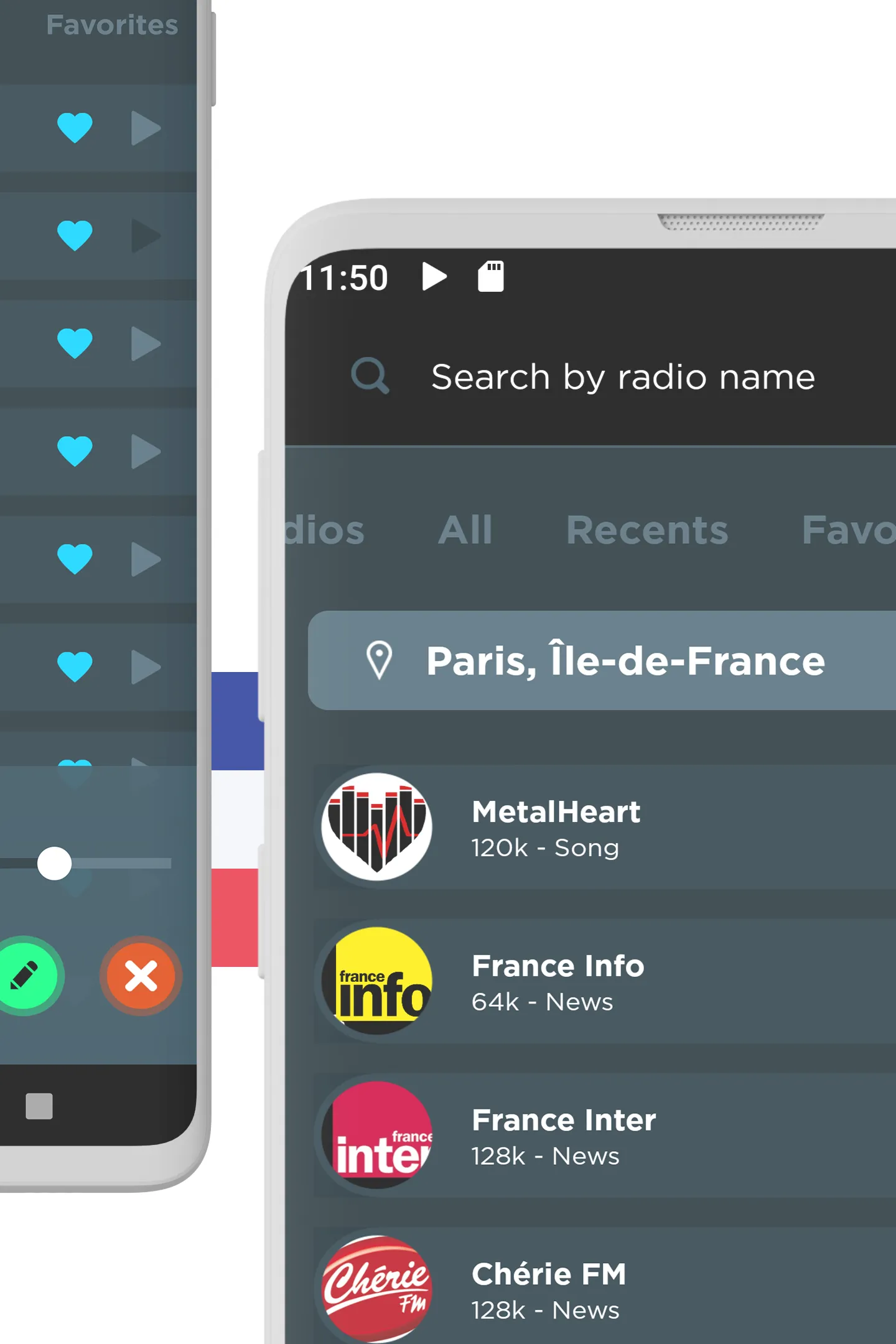 French Live Radios FM & Online | Indus Appstore | Screenshot