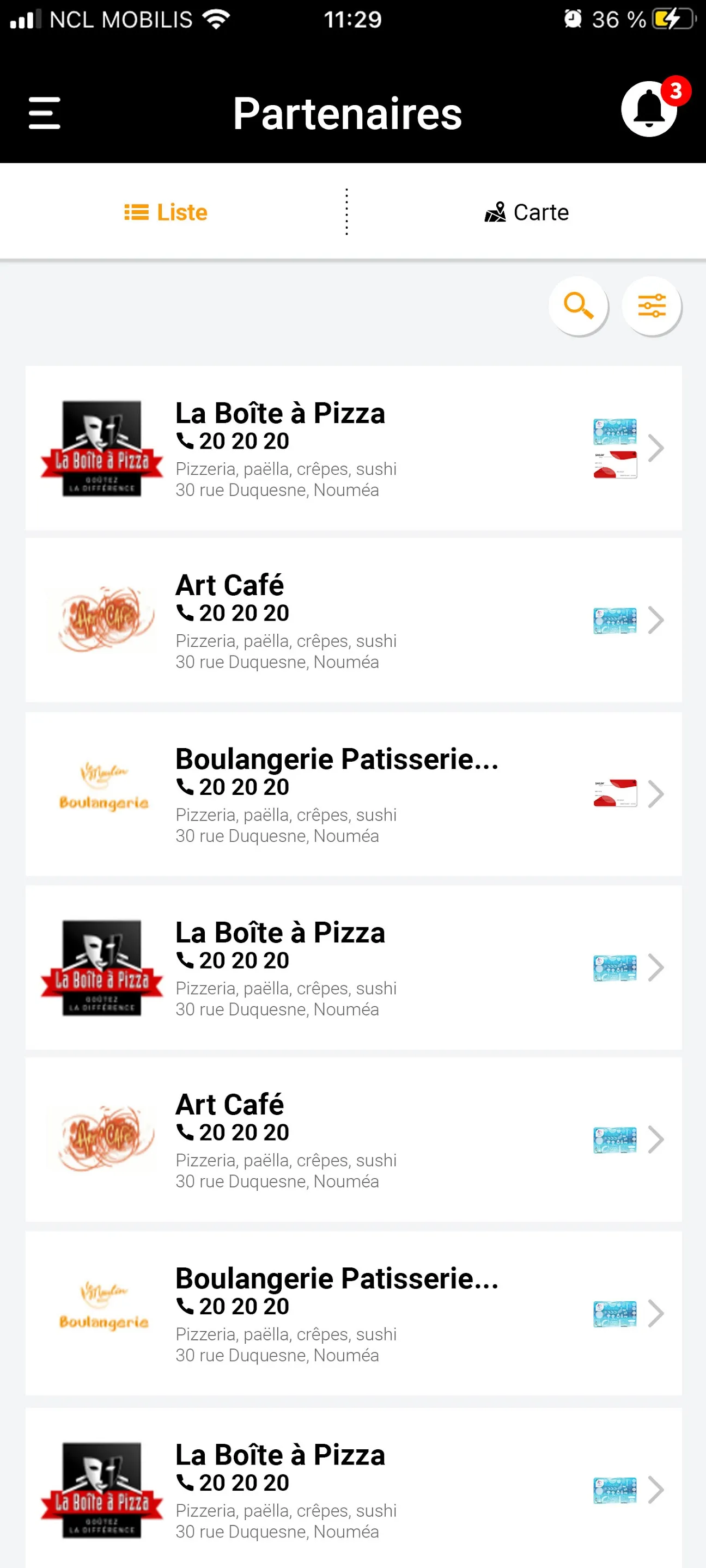 NeoCarte Bénéficiaire | Indus Appstore | Screenshot