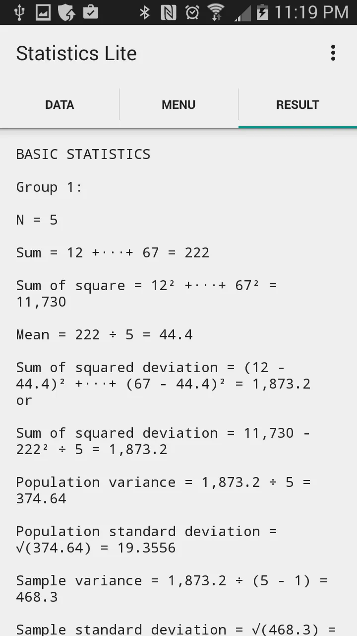 Statistics Study Lite | Indus Appstore | Screenshot