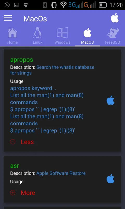 CommandEx CommandLine Referenc | Indus Appstore | Screenshot