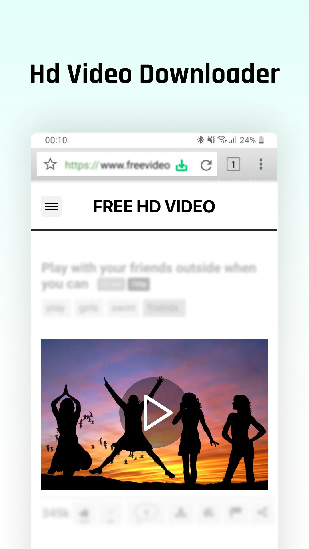 Tube Video Download Browser | Indus Appstore | Screenshot