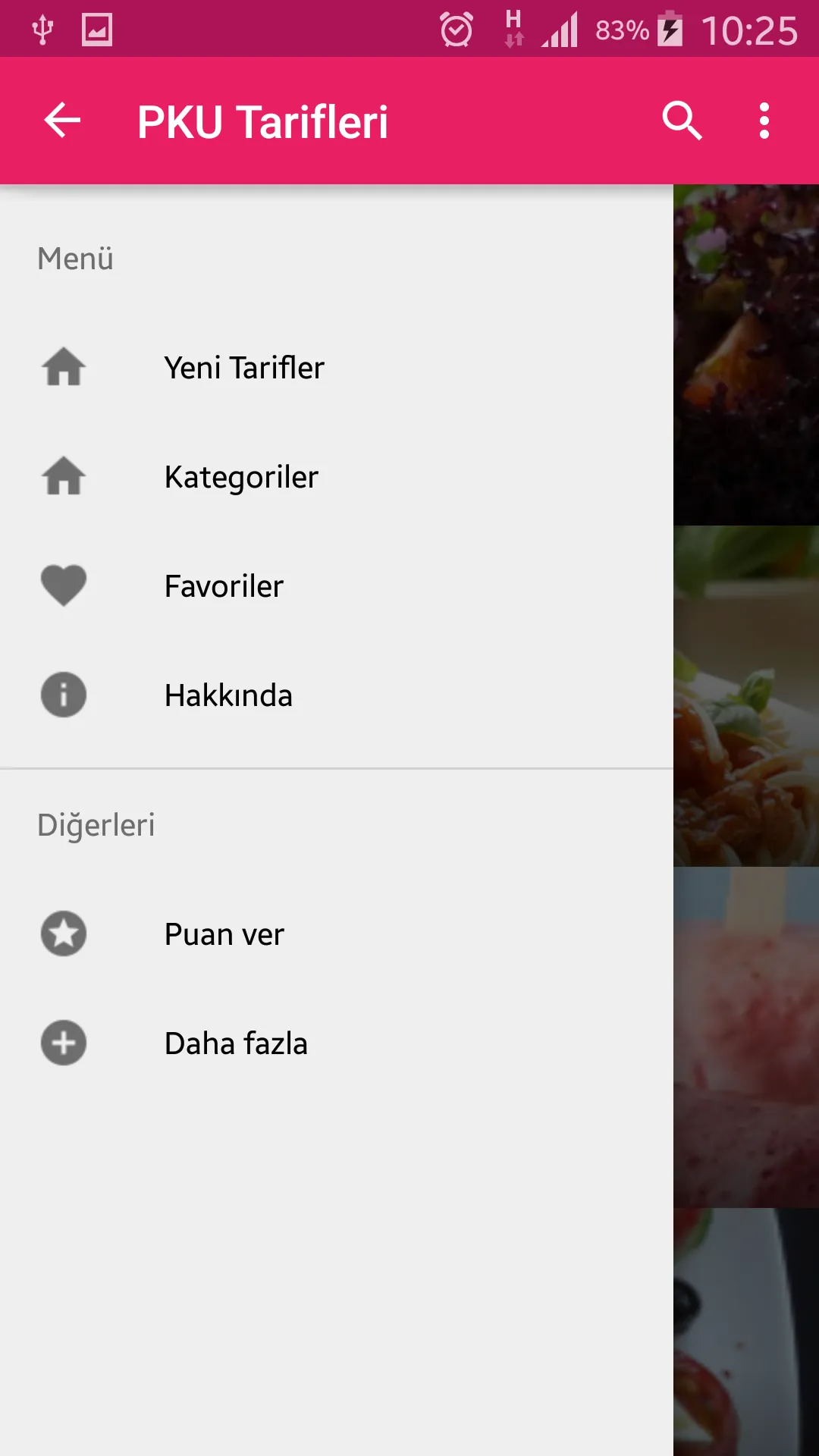 PKU Yemek Tarifleri | Indus Appstore | Screenshot