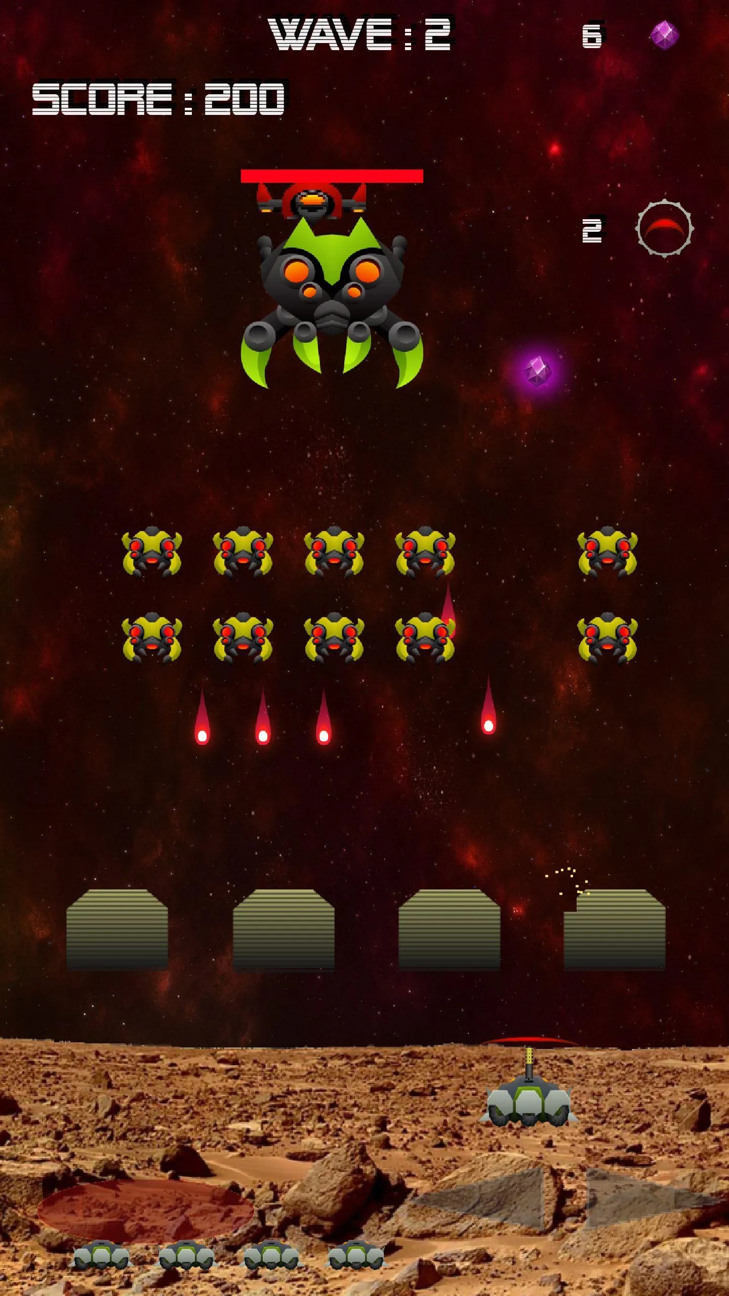 Invaders Mars Defender | Indus Appstore | Screenshot