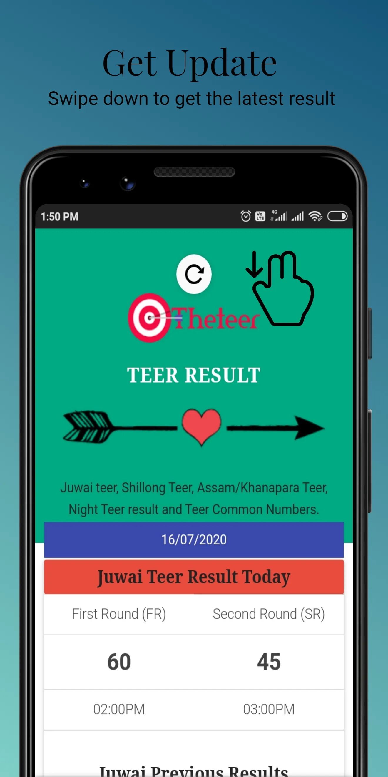 Teer result & common numbers | Indus Appstore | Screenshot