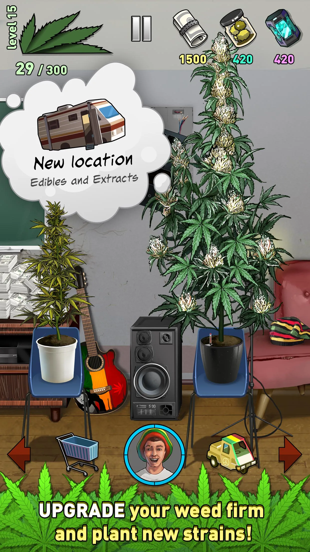 Weed Firm 2: Bud Farm Tycoon | Indus Appstore | Screenshot