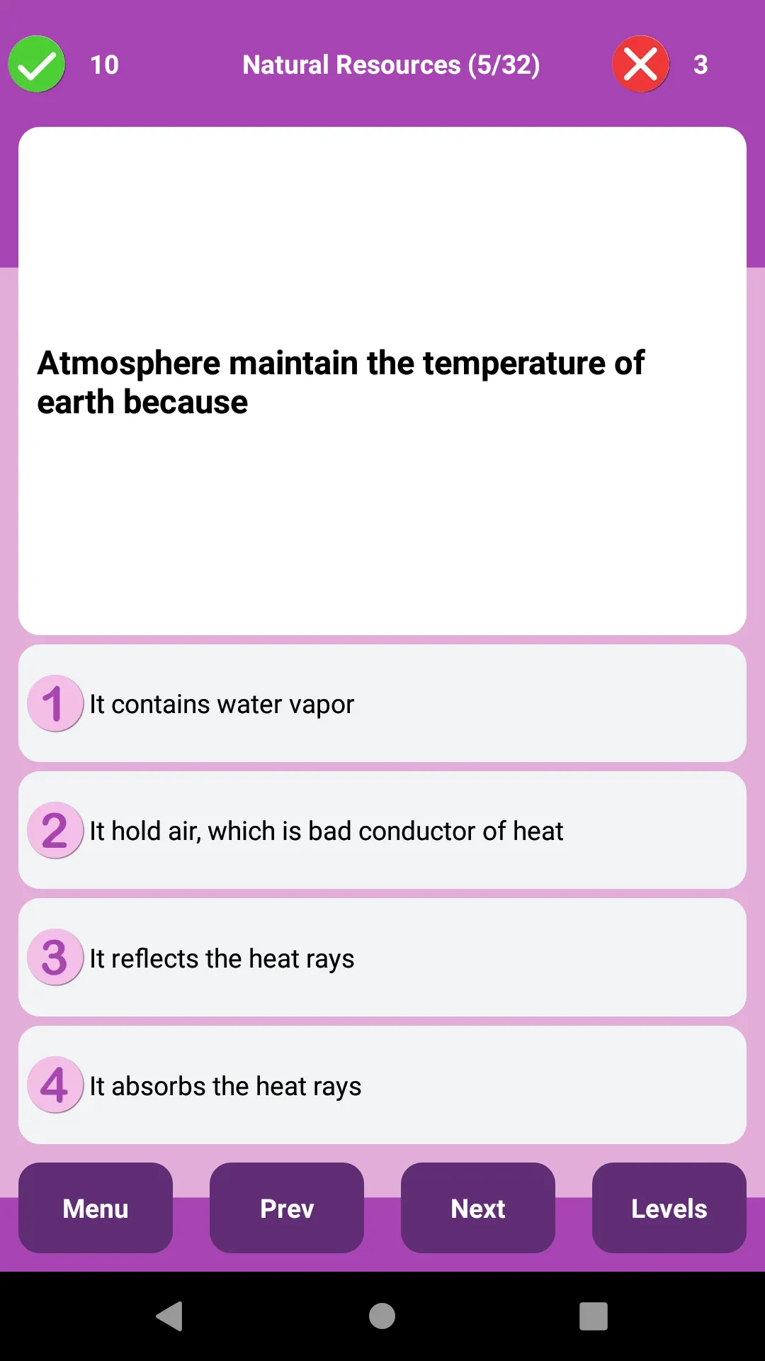 Science Quiz for kids | Indus Appstore | Screenshot