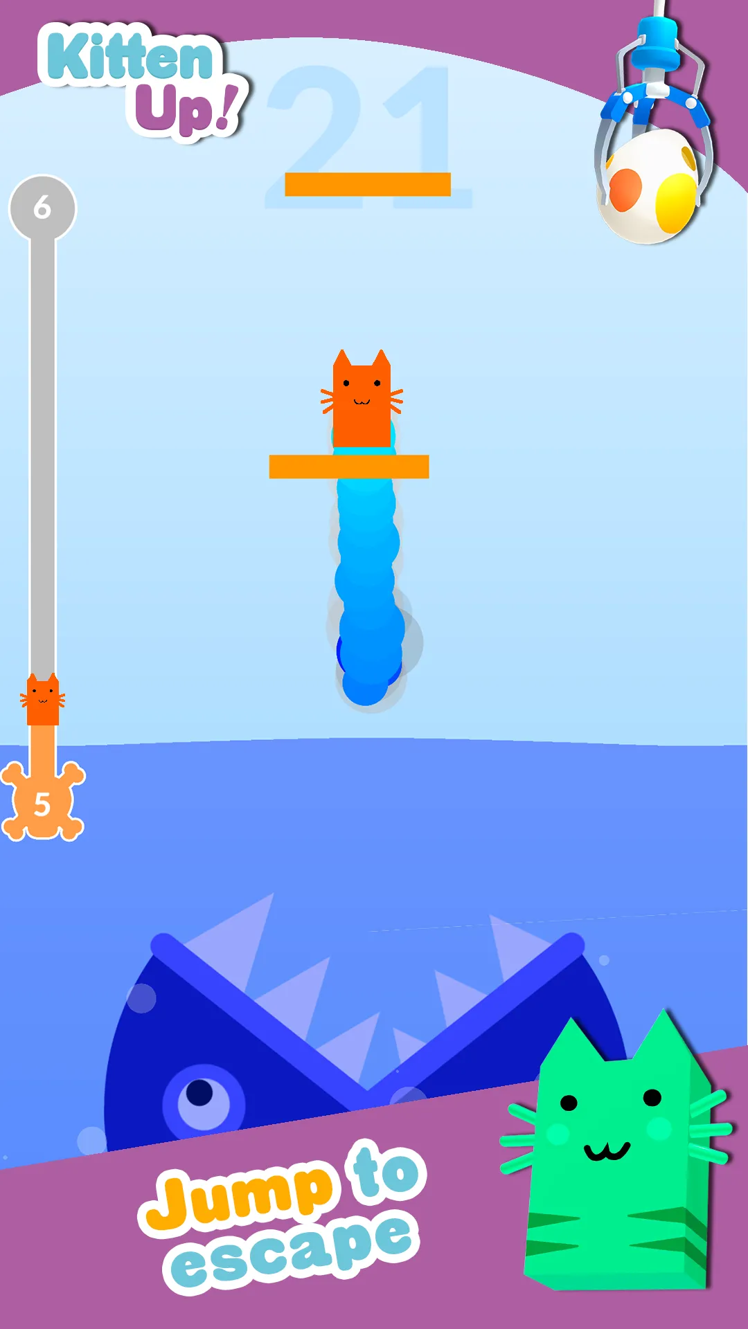 Kitten Up! Jump & Claw Games | Indus Appstore | Screenshot