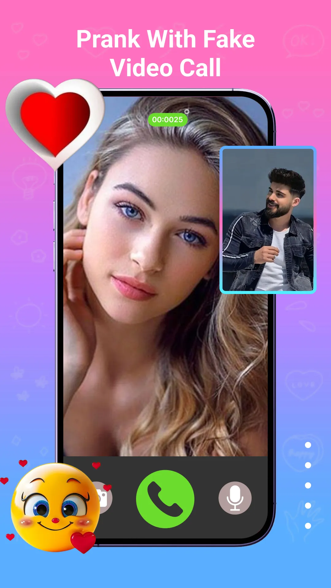 Prank call: Fake video call | Indus Appstore | Screenshot