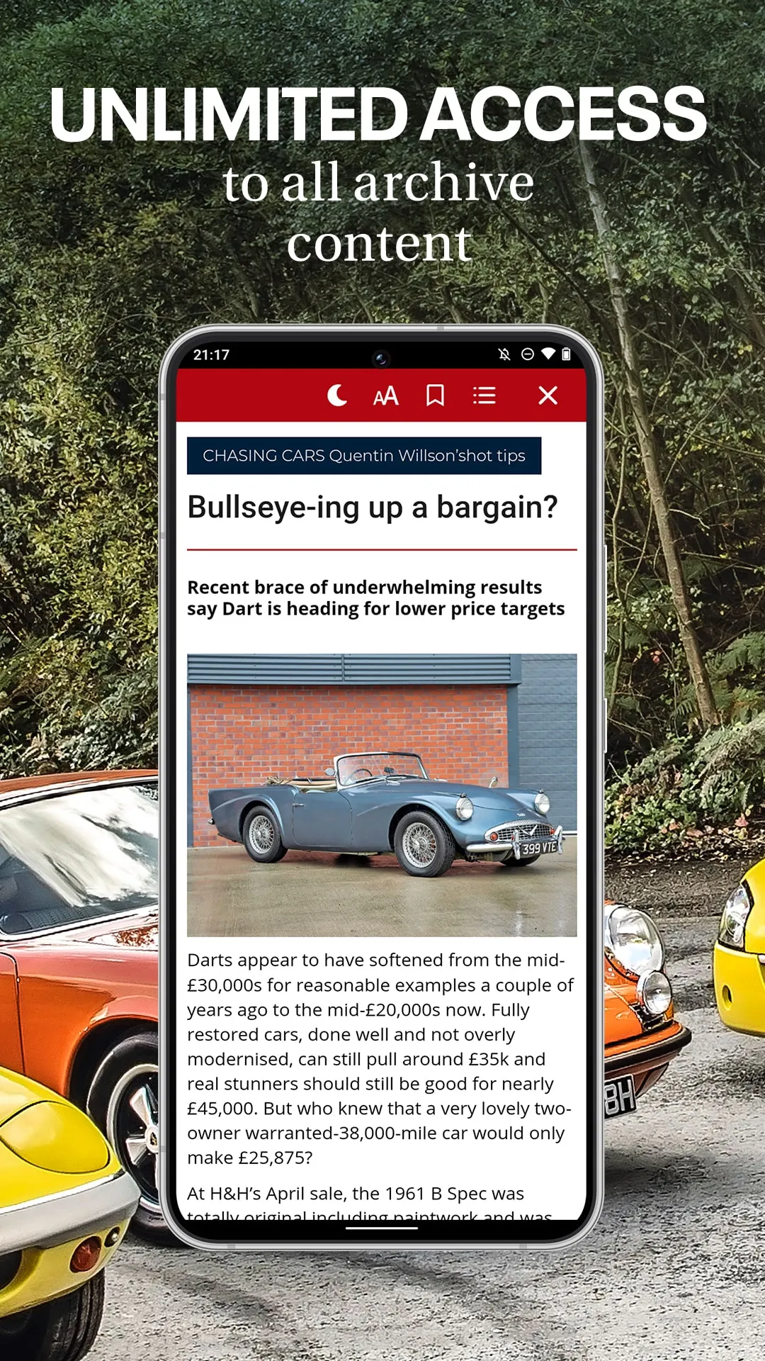 Classic Cars Magazine | Indus Appstore | Screenshot