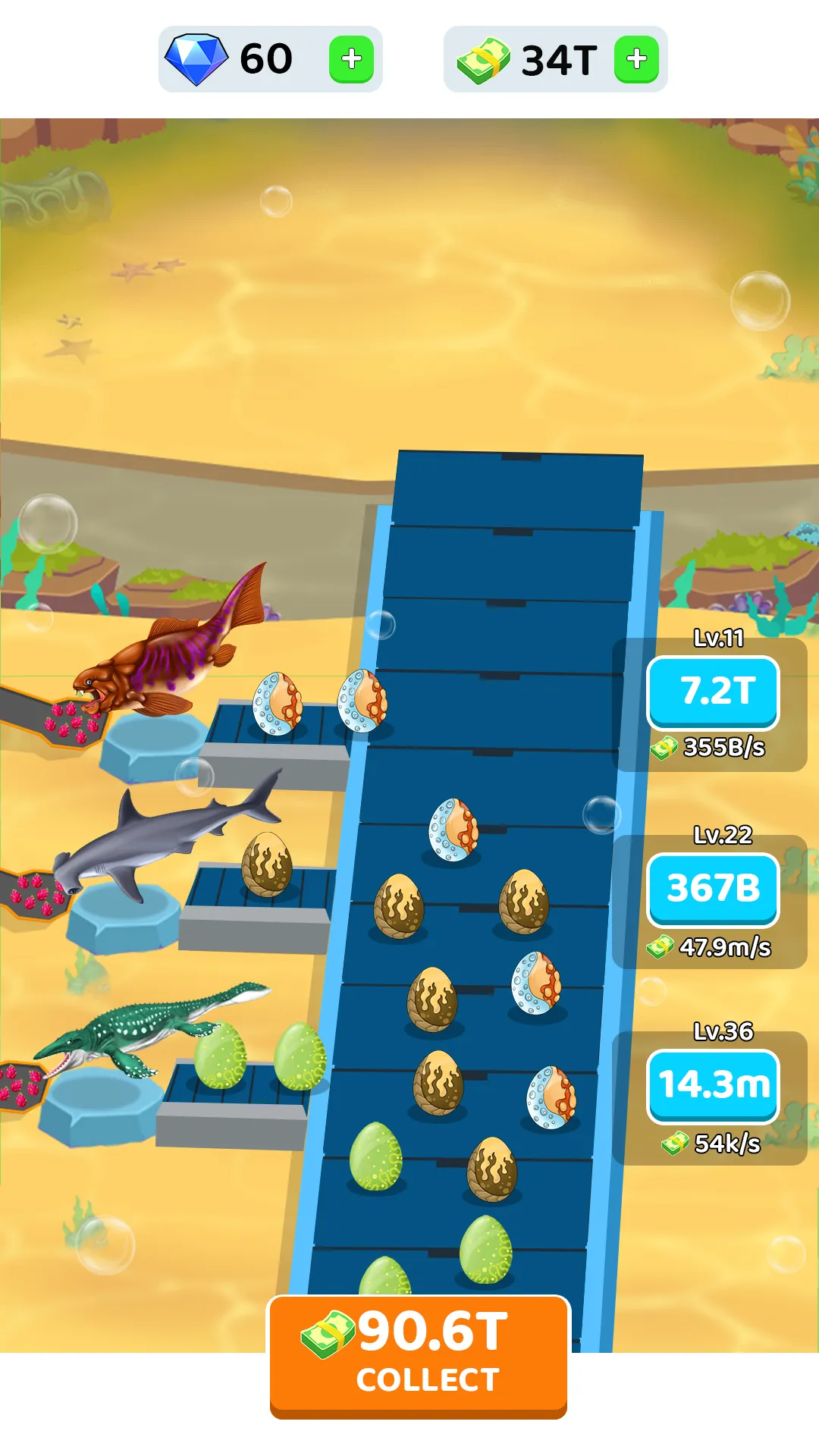 Idle Sea Monsters | Indus Appstore | Screenshot