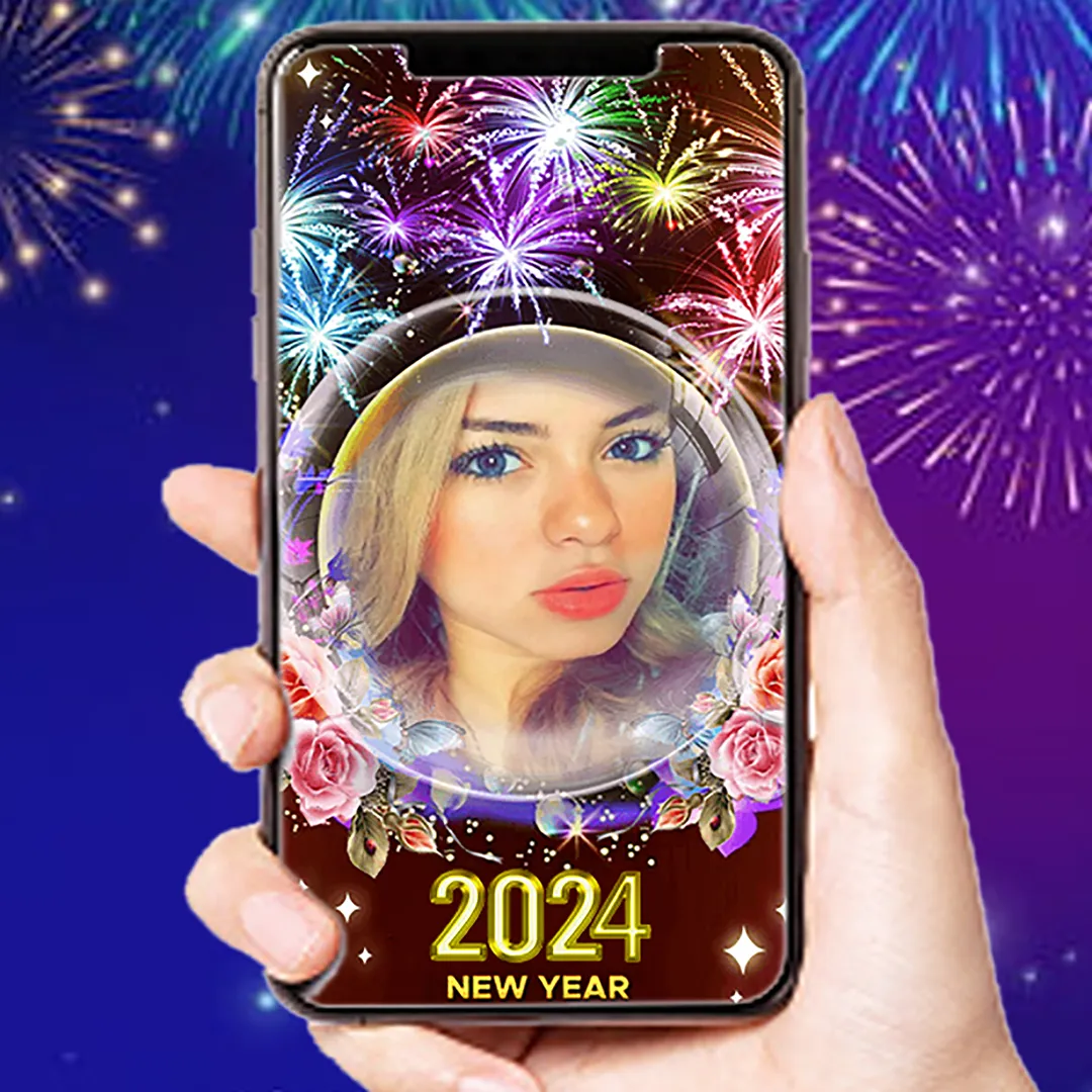 New Year 2024 Photo Frame | Indus Appstore | Screenshot