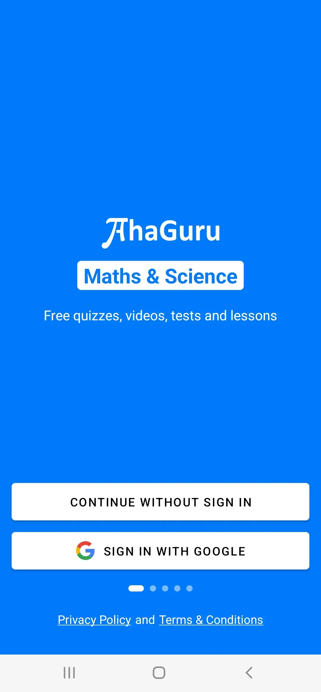 AhaGuru Maths and Science | Indus Appstore | Screenshot