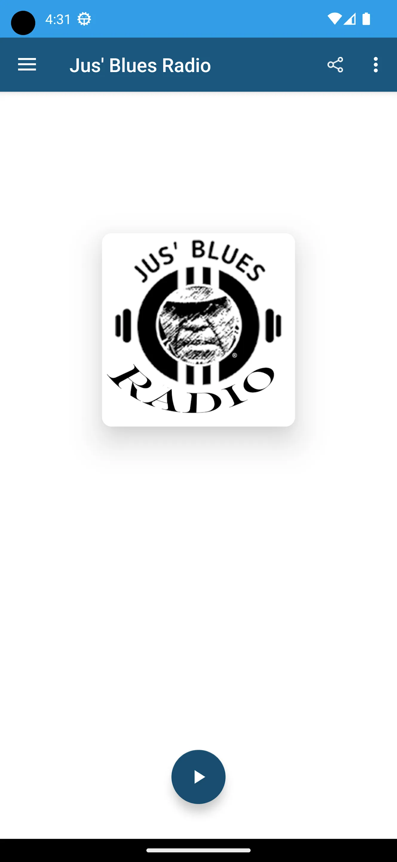 Jus' Blues Radio | Indus Appstore | Screenshot