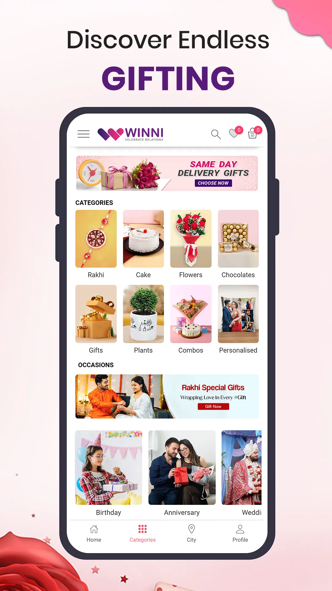 Winni - Cake, Flowers & Gifts | Indus Appstore | Screenshot